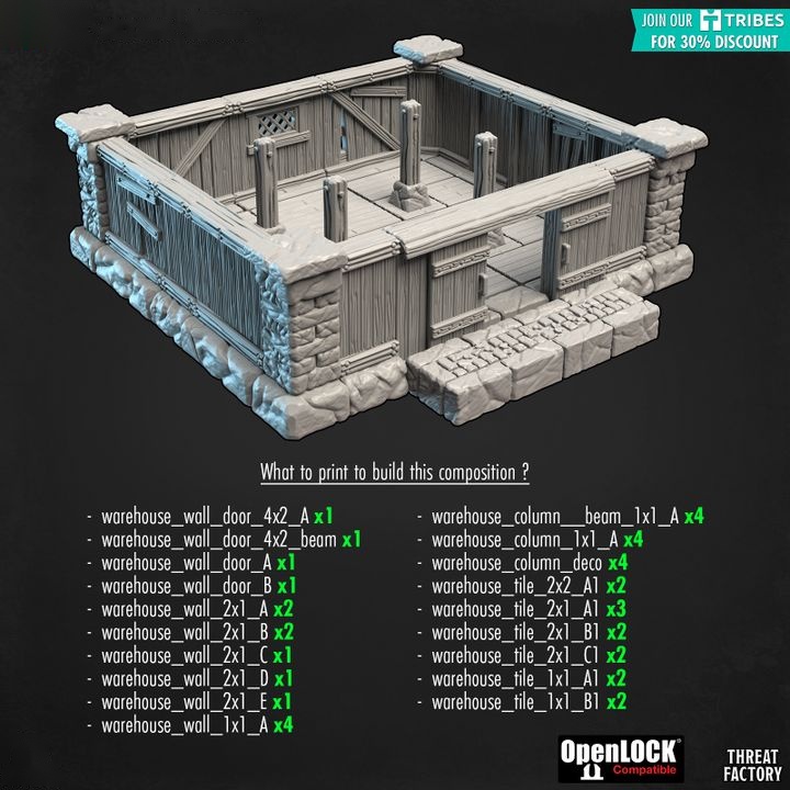 Warehouse Modular OpenLOCK