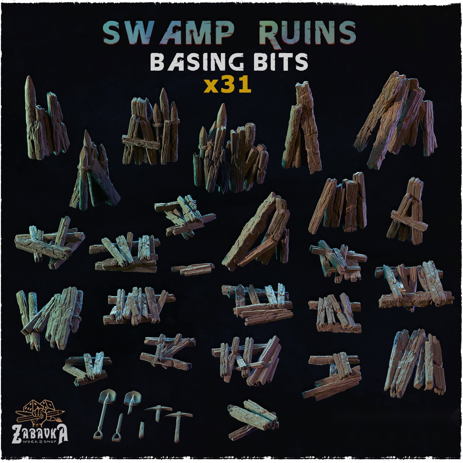 Swamp Ruins Basing Bits — creator artwork 1