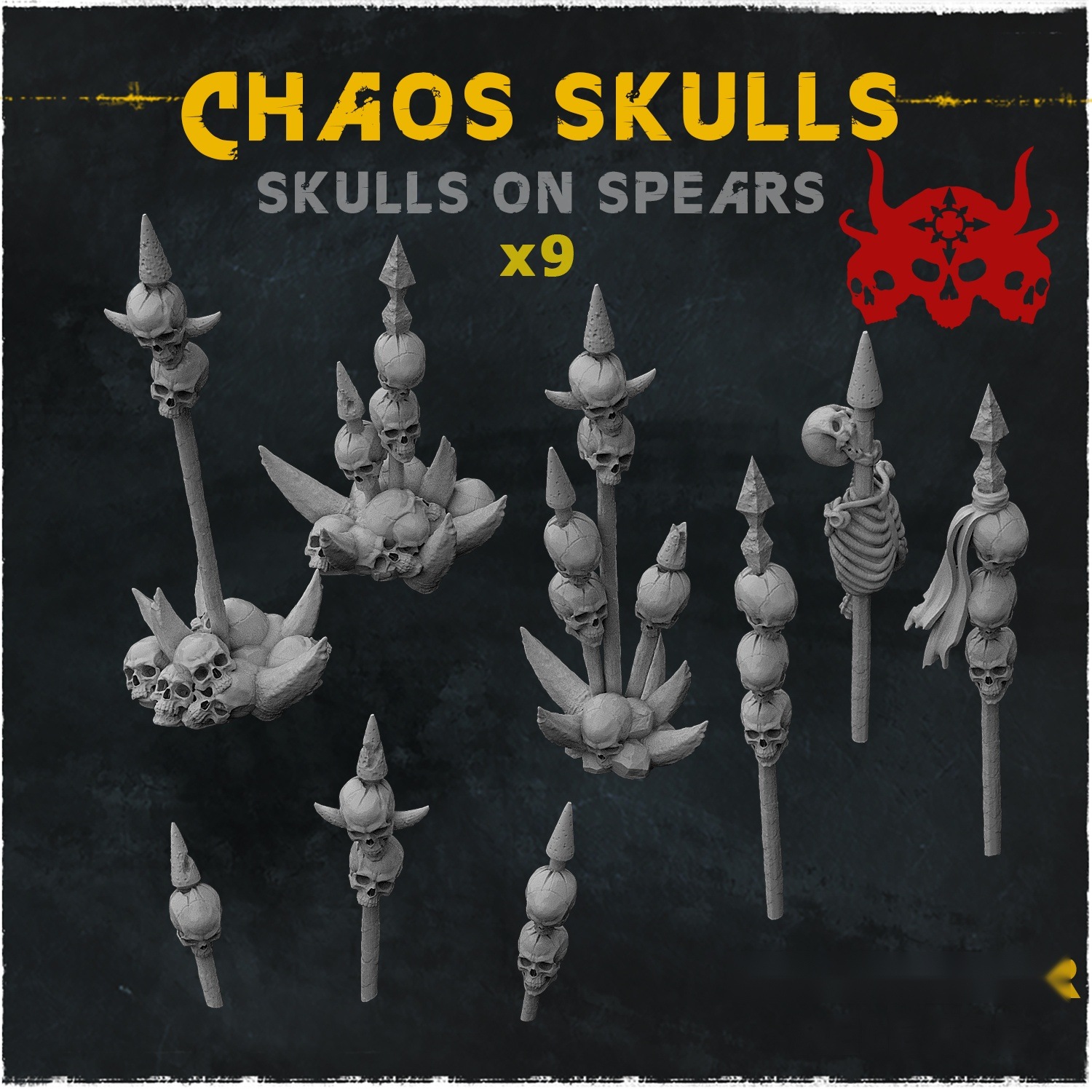 Chaos Skulls Skulls on Spears — creator artwork 1