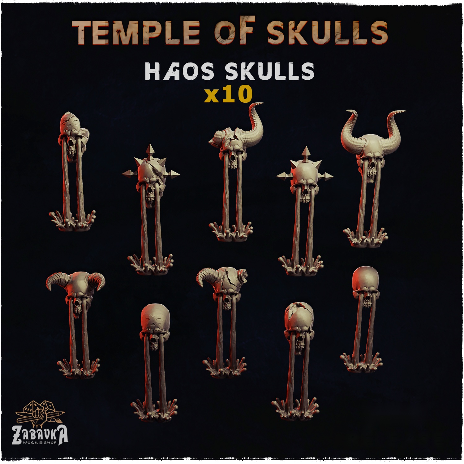 Temple of Skulls Haos Skulls — creator artwork 1