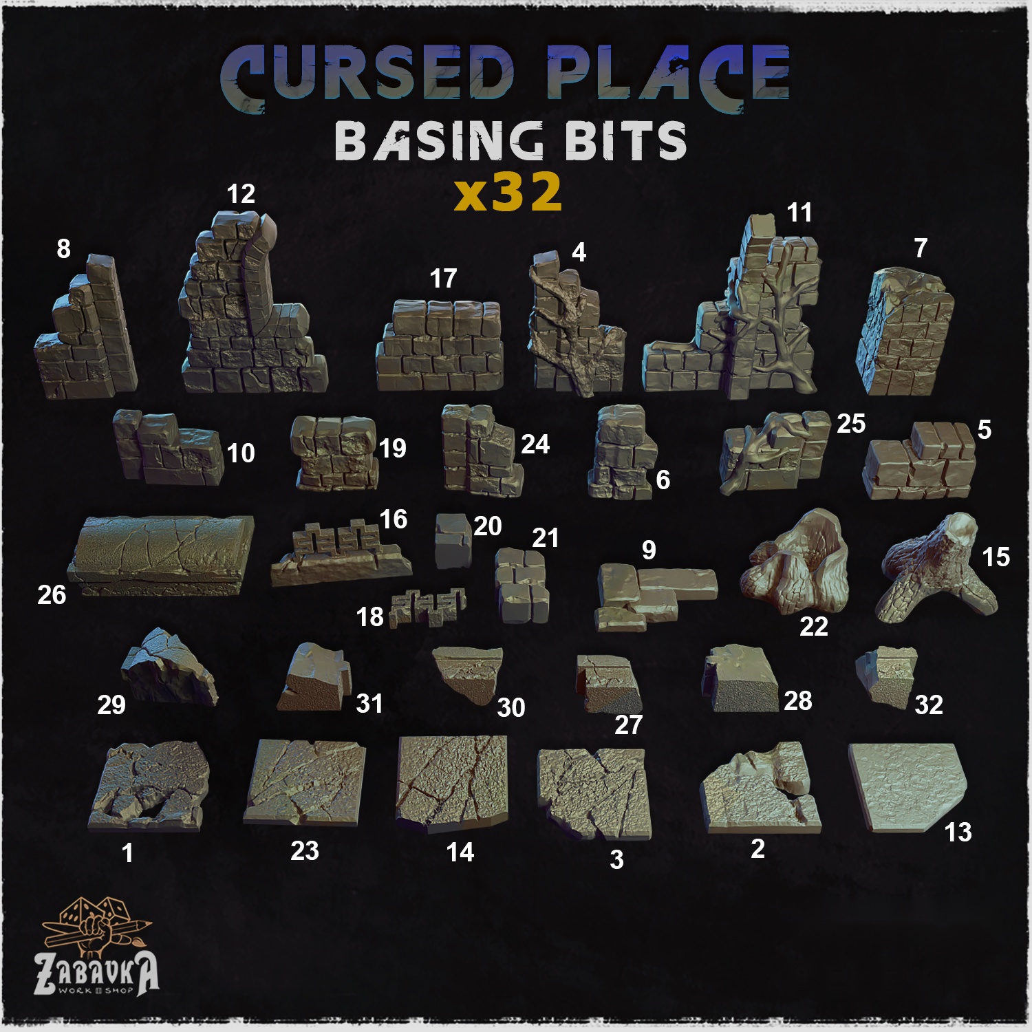 Cursed Place Basing Bits
