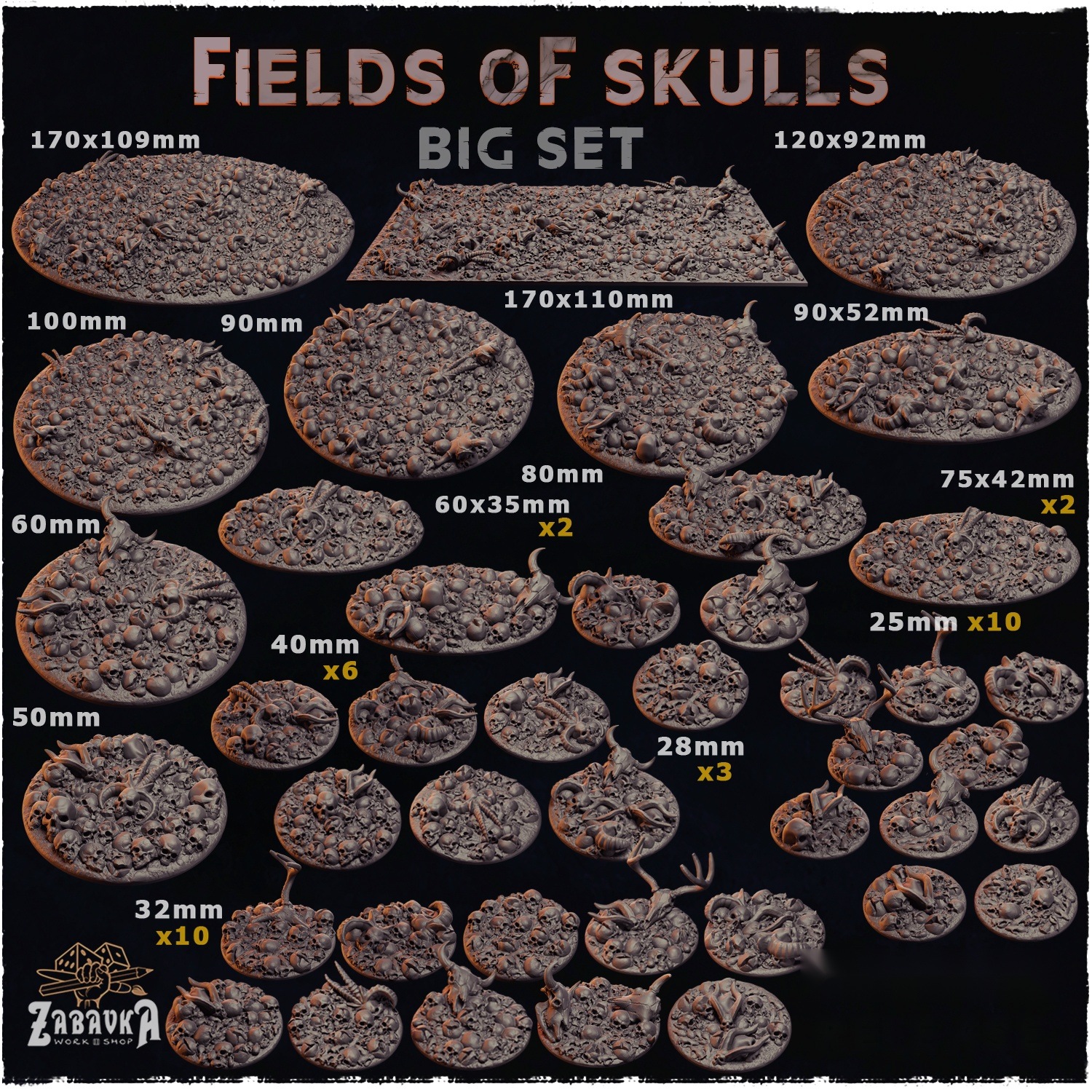 Fields of Skulls Toppers — creator artwork 1