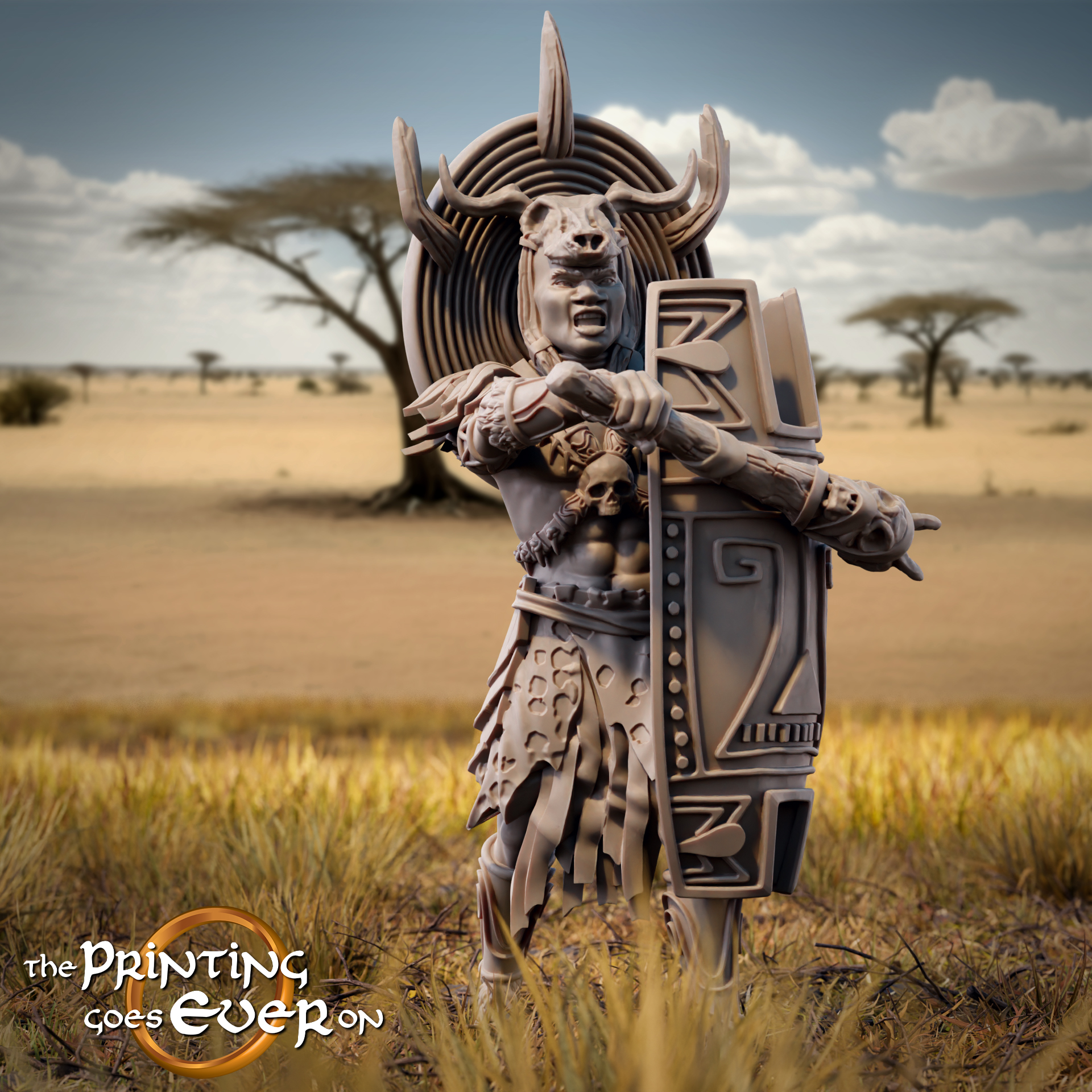 Tribal Warleader On Foot