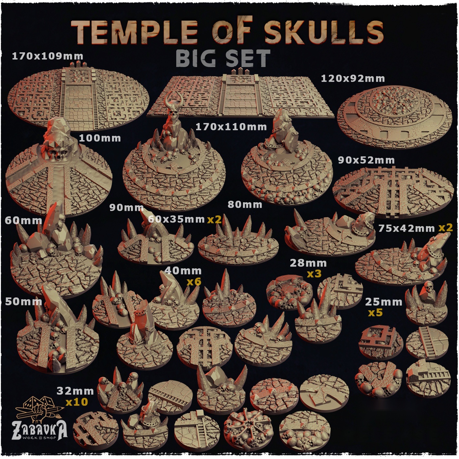 Temple of Skulls Bases — creator artwork 1