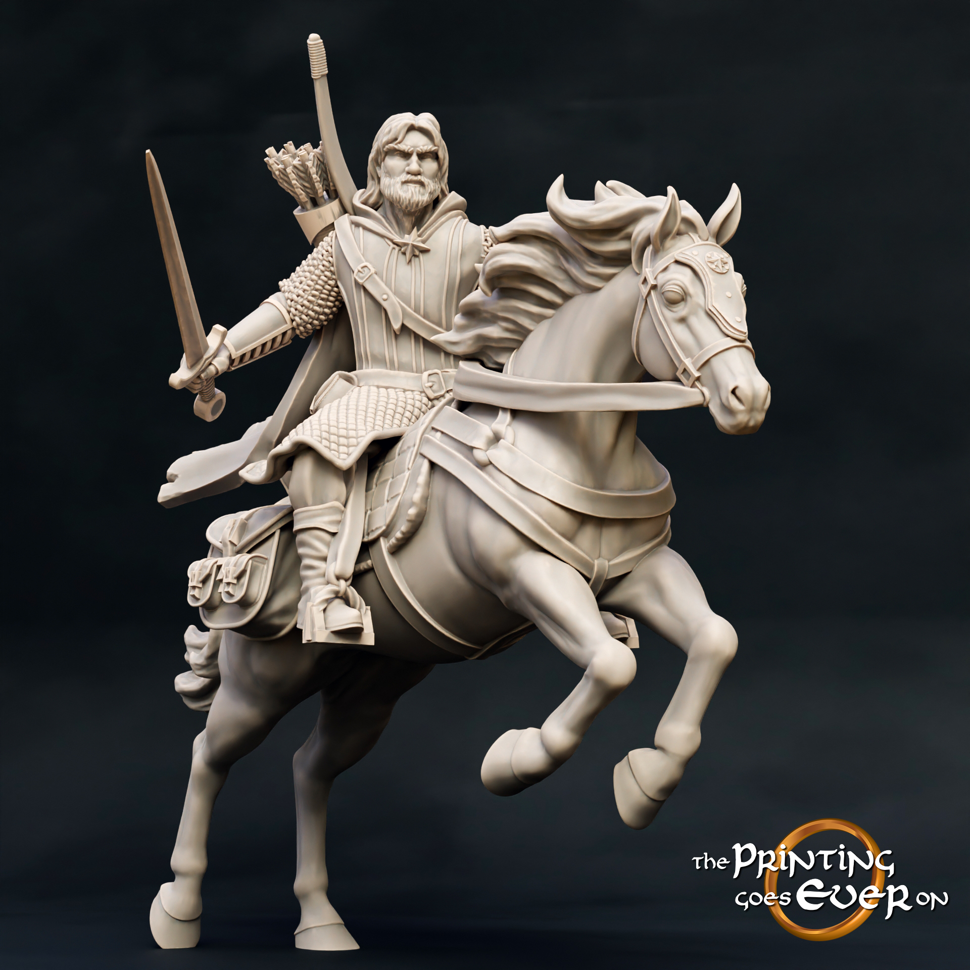 Ranger with Sword Mounted