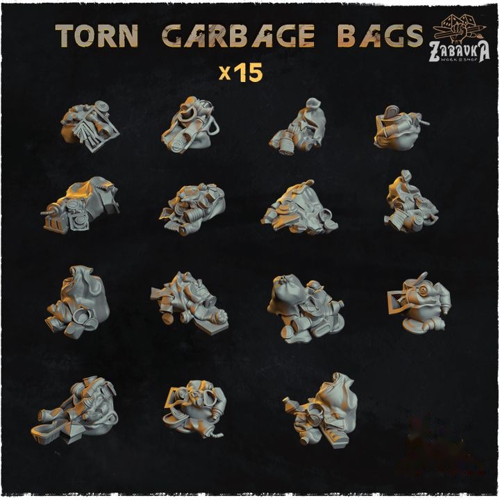 Torn Garbage Bags Basing Bits — creator artwork 1
