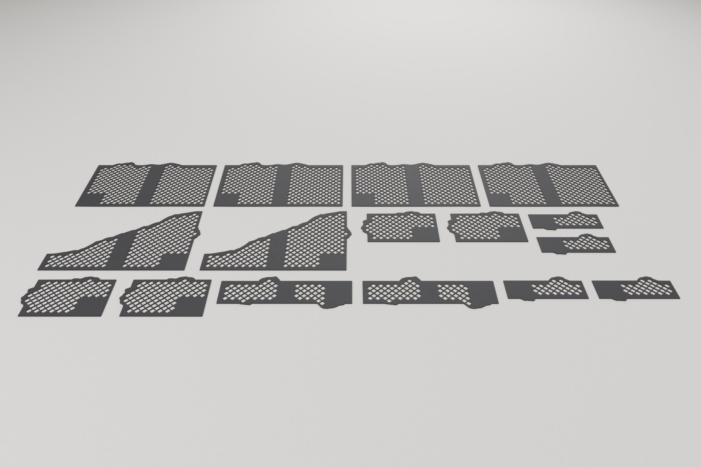 Terrain Footprints — Full 16-Piece Open Mesh Set — creator artwork 1