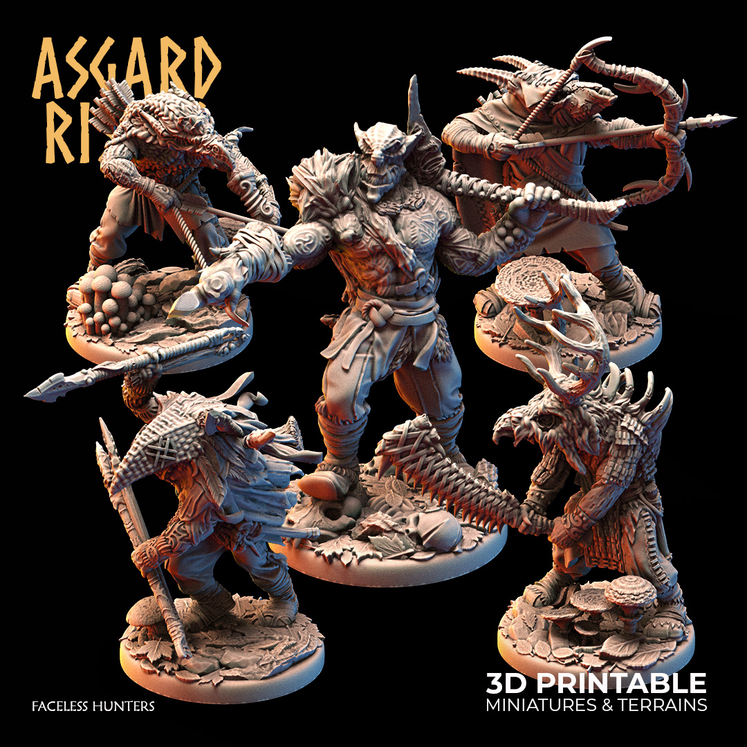 Faceless Hunters Warband — creator artwork 1