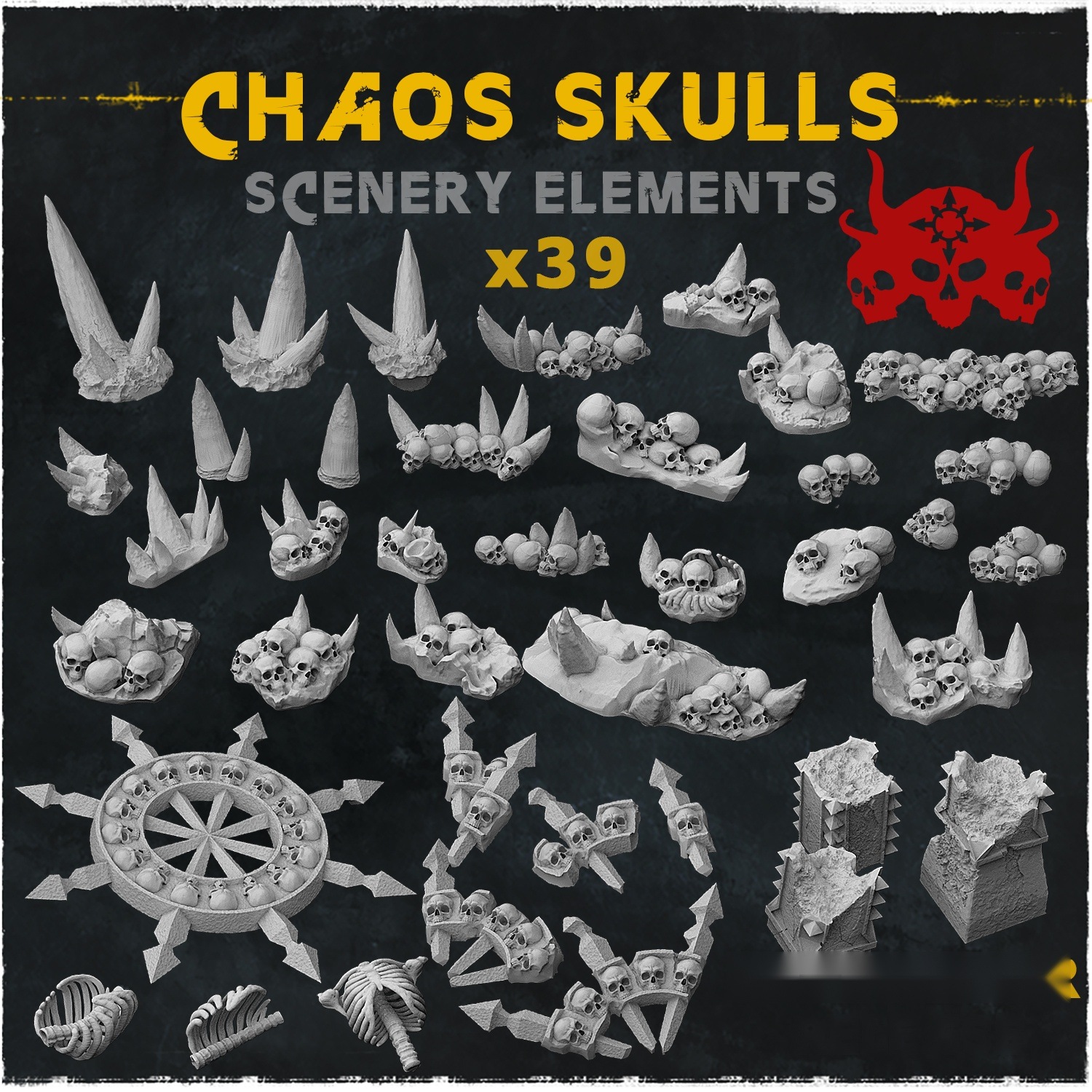 Chaos Skulls Scenery Elements — creator artwork 1