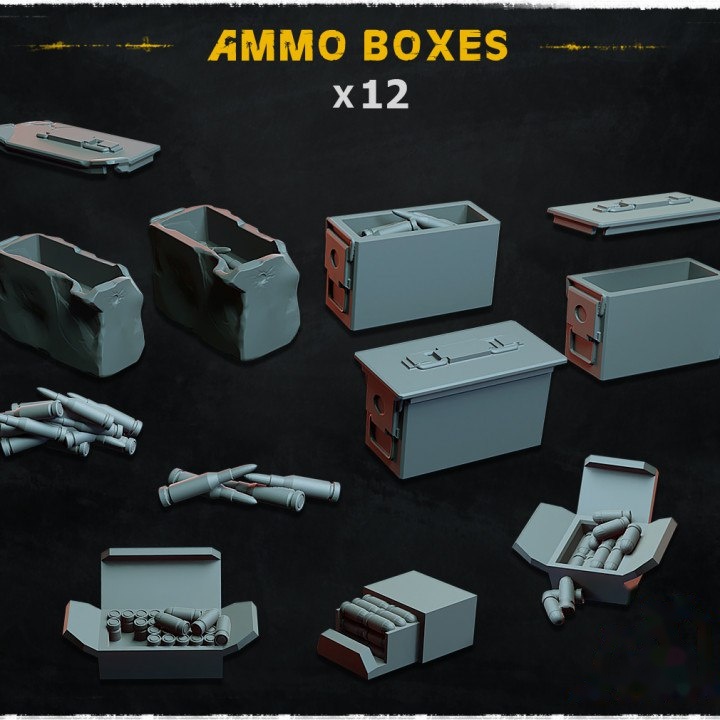 Ammo Boxes - Basing Bits