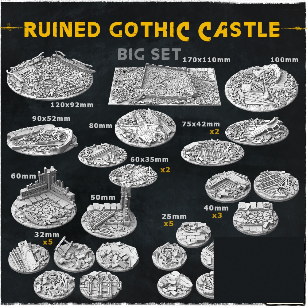 Ruined Gothic Castle Bases — creator artwork 1