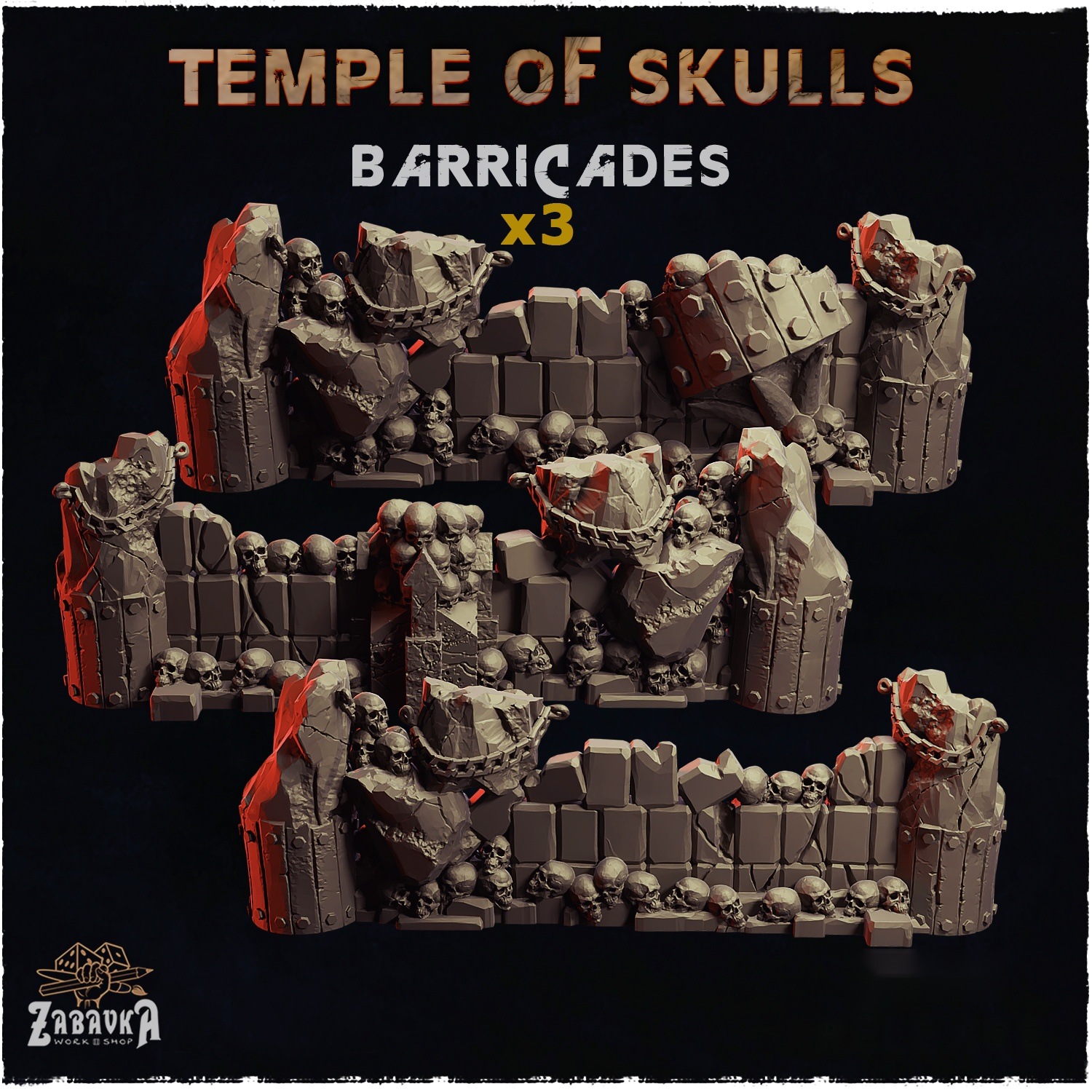 Temple of Skulls Barricades — creator artwork 1
