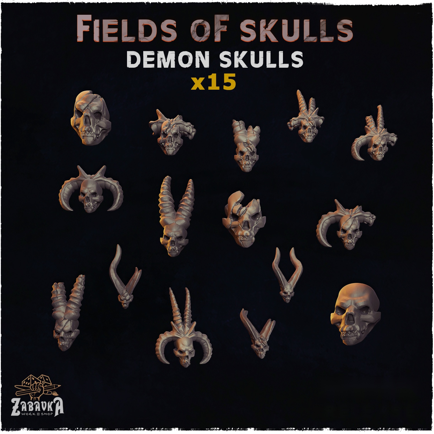 Fields of Skulls Demon Skulls — creator artwork 1