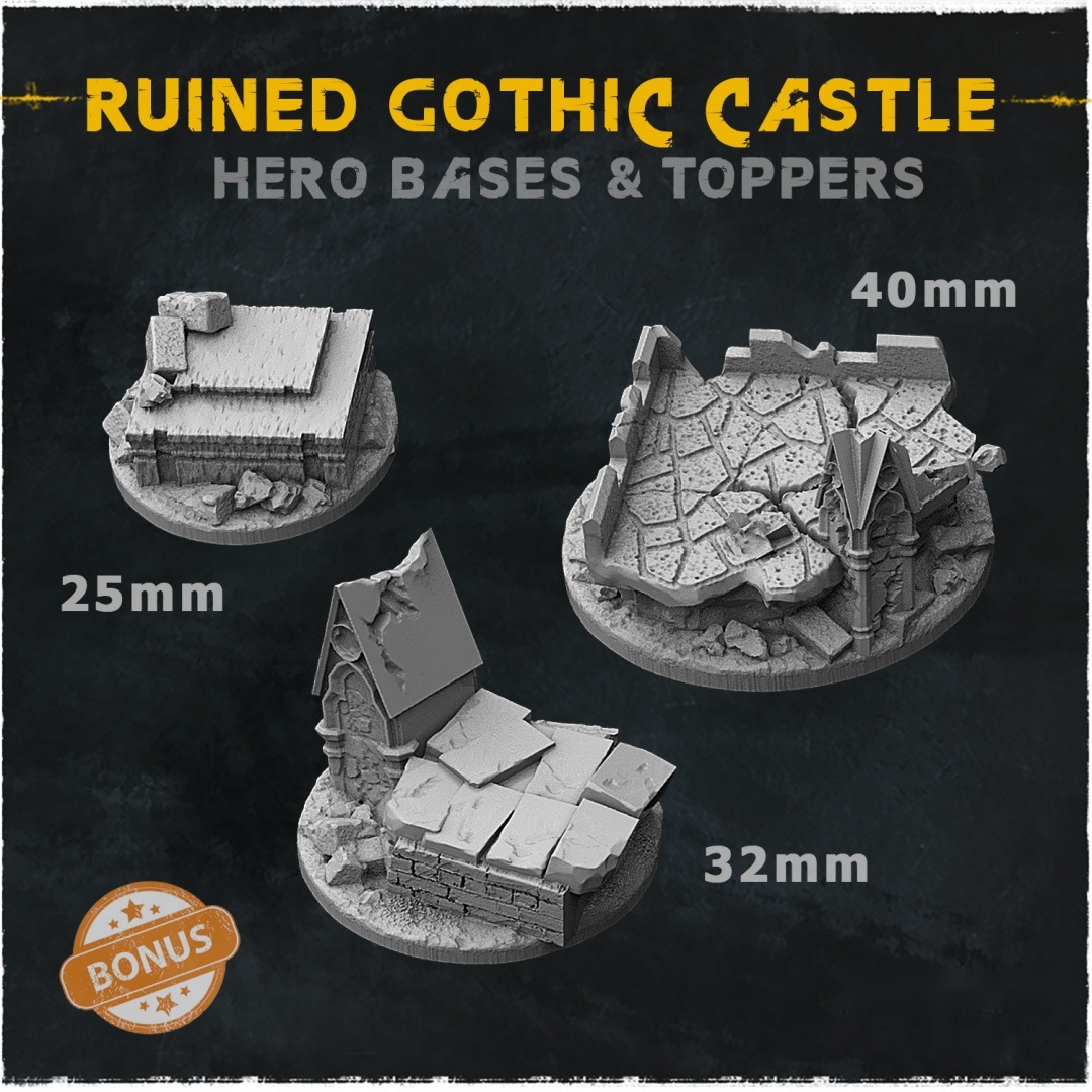 Ruined Gothic Castle Character Bases — creator artwork 1