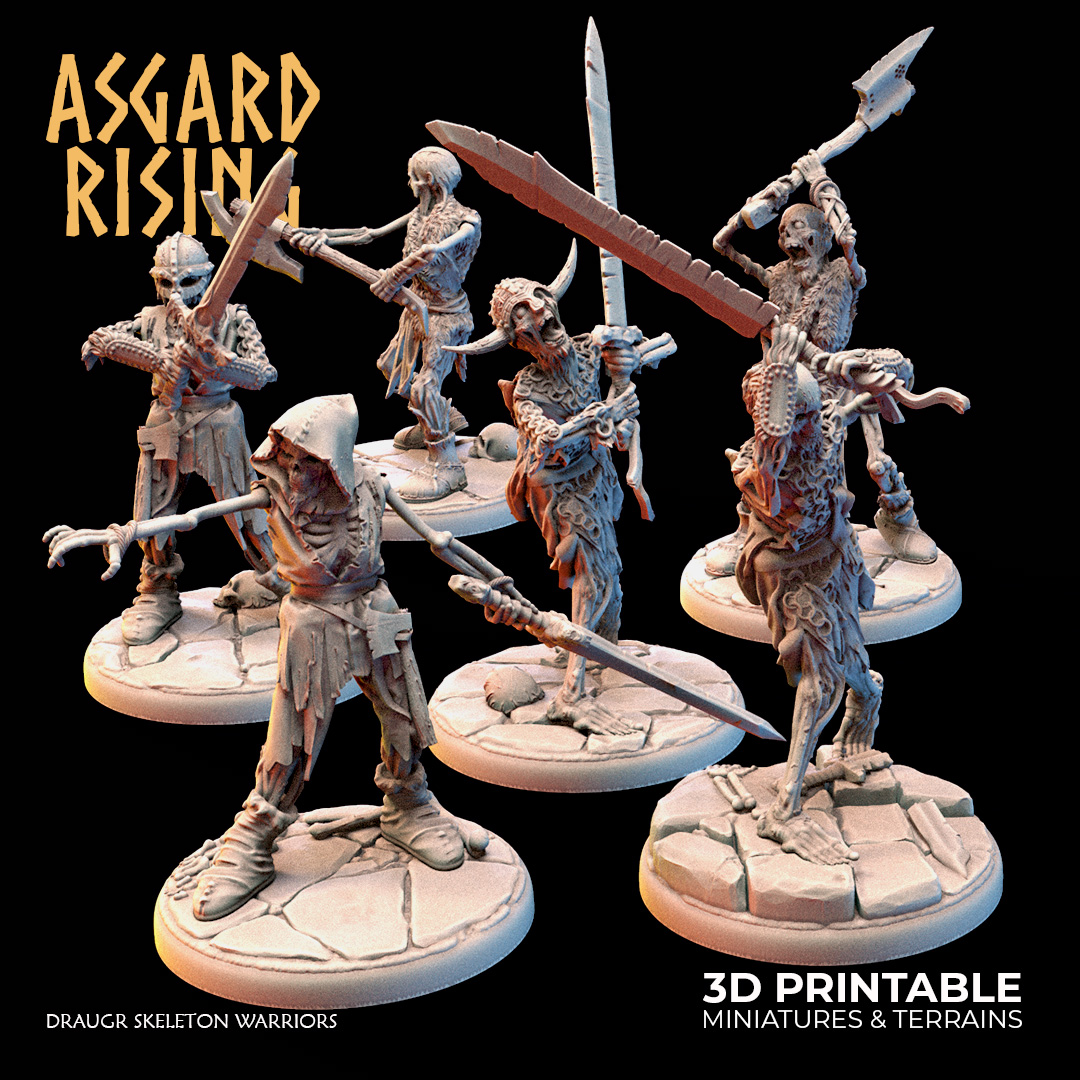 Draugr Skeleton Warriors