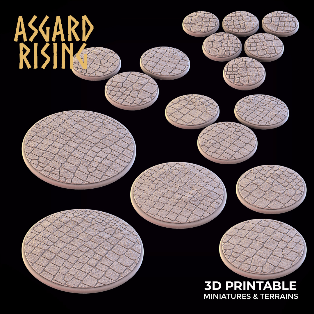 Stone Road — Round Scenic Bases — creator artwork 1