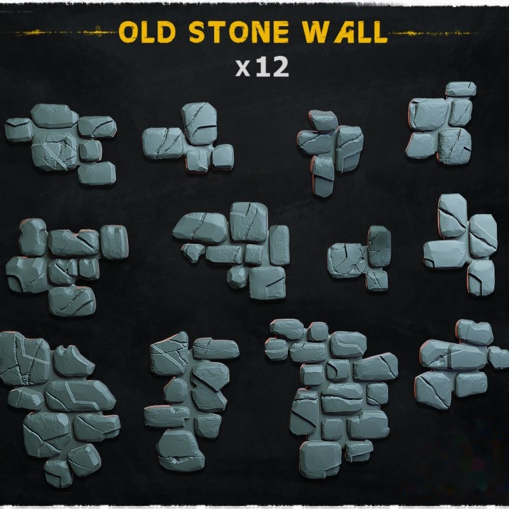 Old Stone Wall - Basing Bits — creator artwork 1
