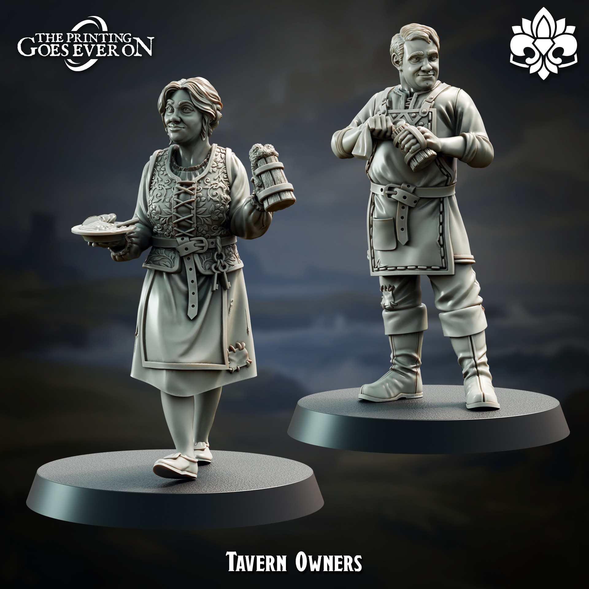 Tavern Owners, original artwork by The Printing Goes Ever On