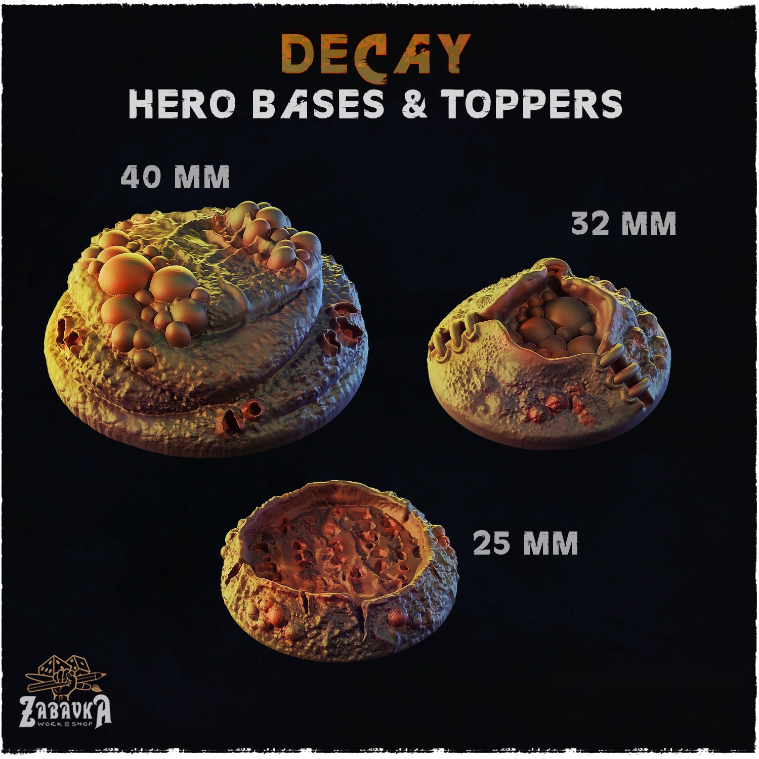 Decay Hero Bases and Toppers