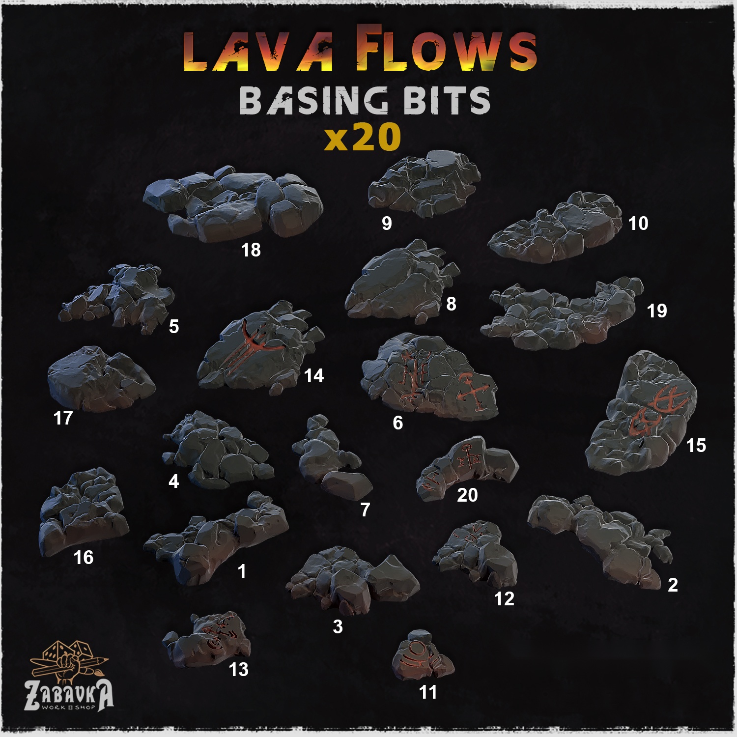 Lava Flows Basing Bits — creator artwork 1