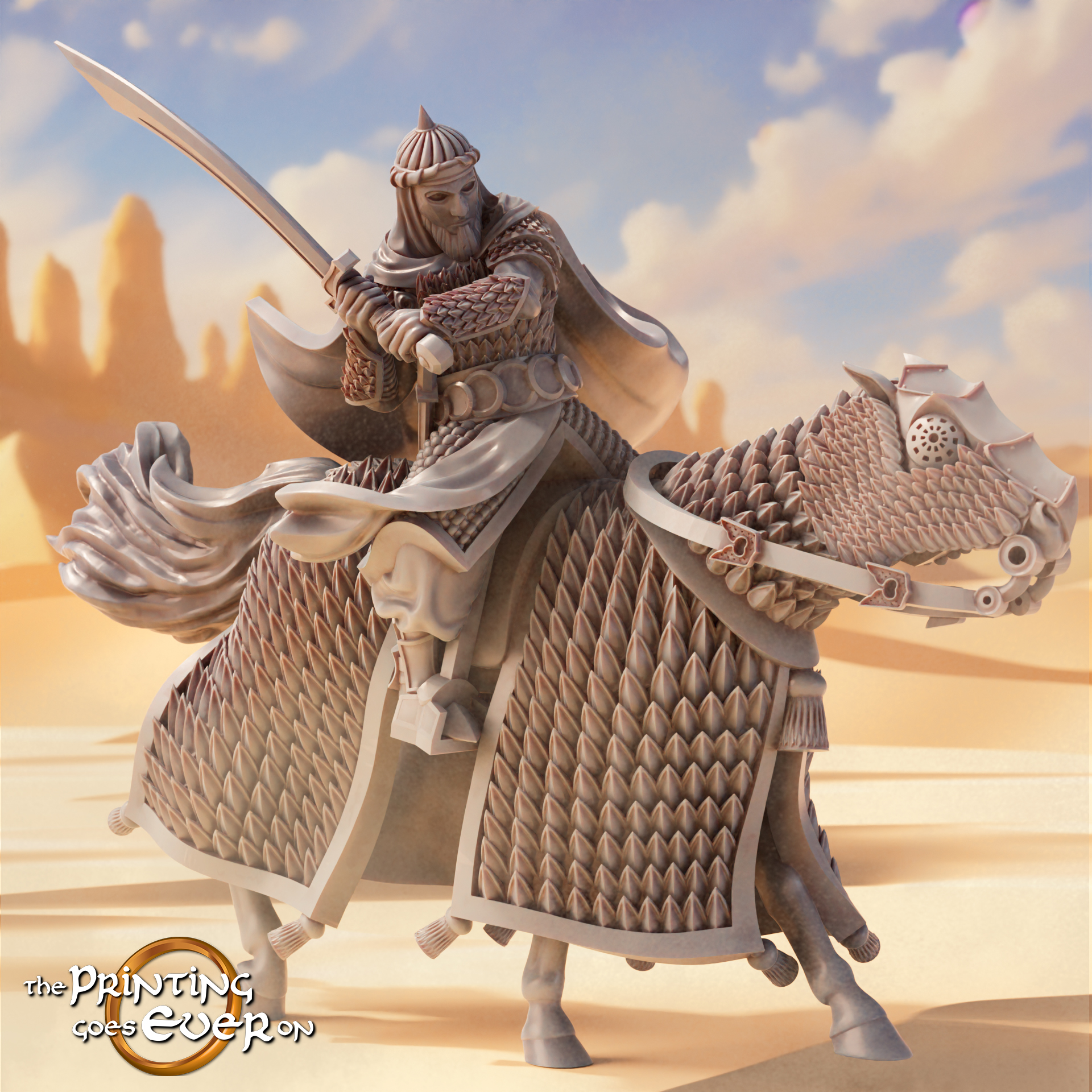 Arash Emir of Scimitars Mounted