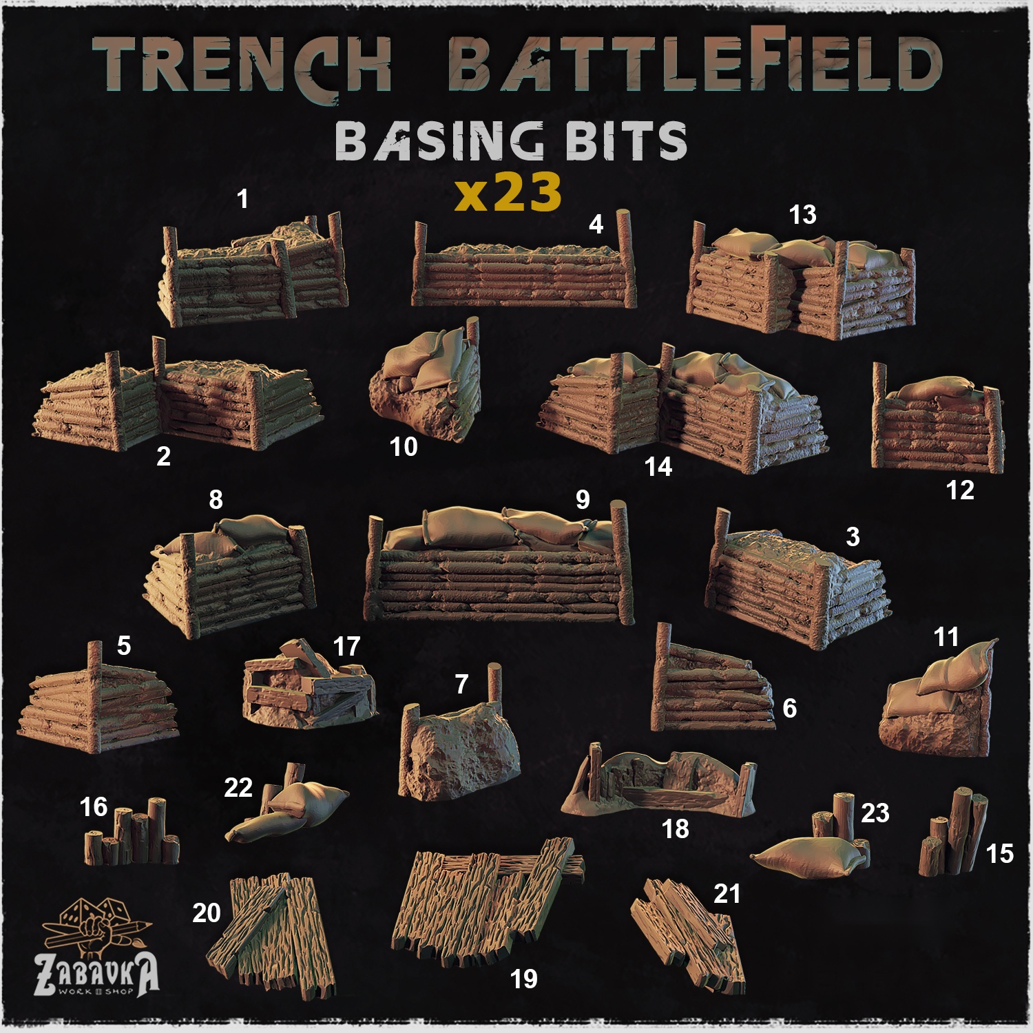 Trench Battlefield Basing Bits — creator artwork 1