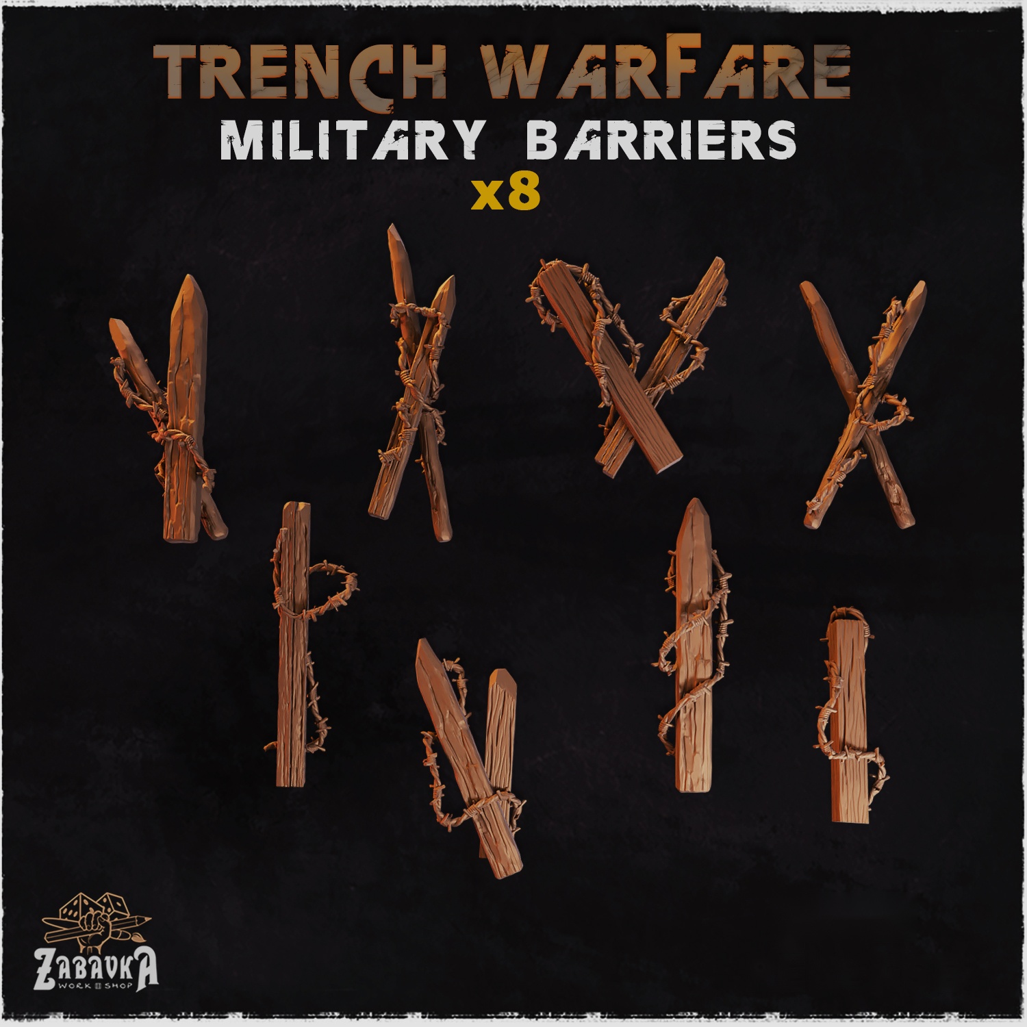 Trench Warfare Military Barriers — creator artwork 1