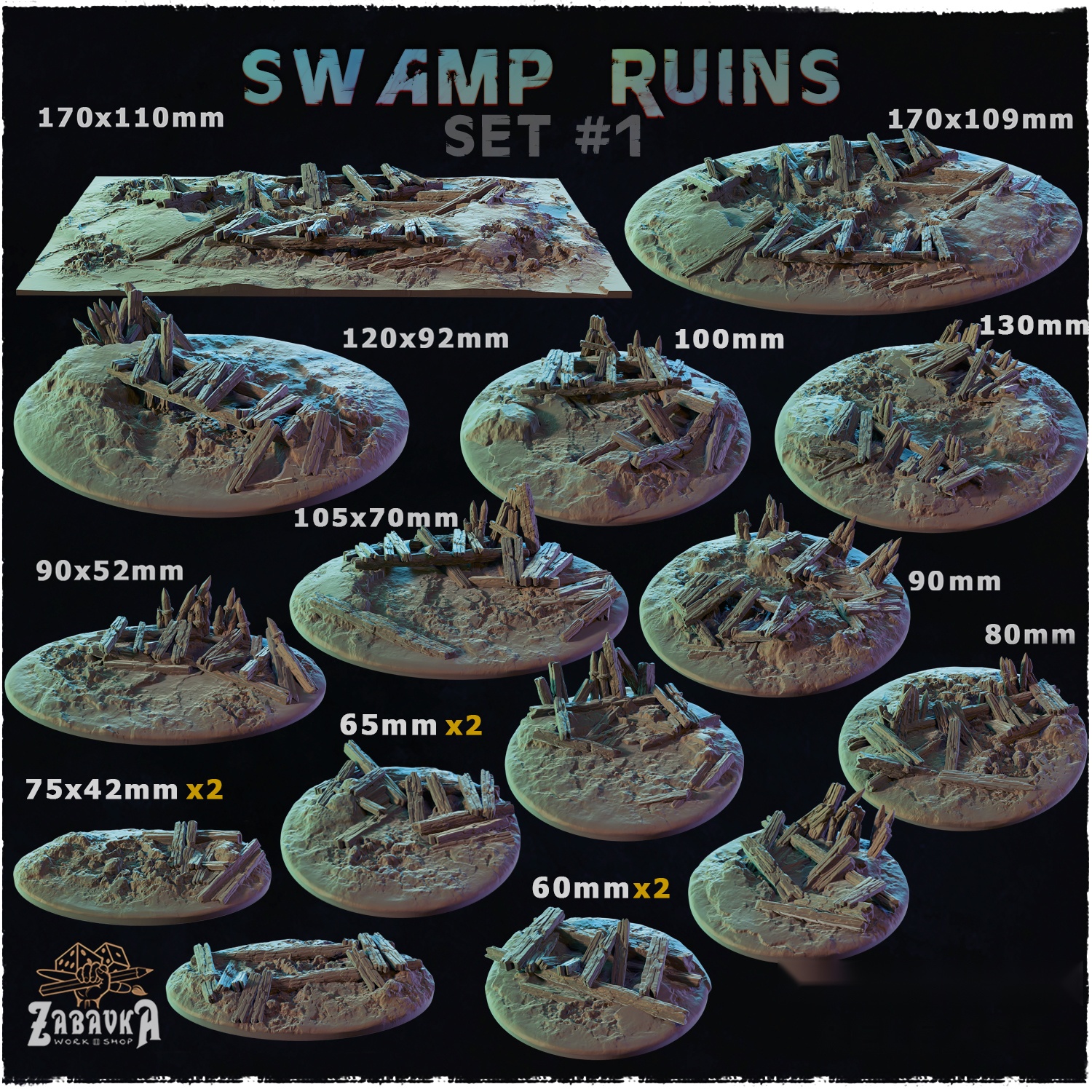 Swamp Ruins Base Sets — creator artwork 1