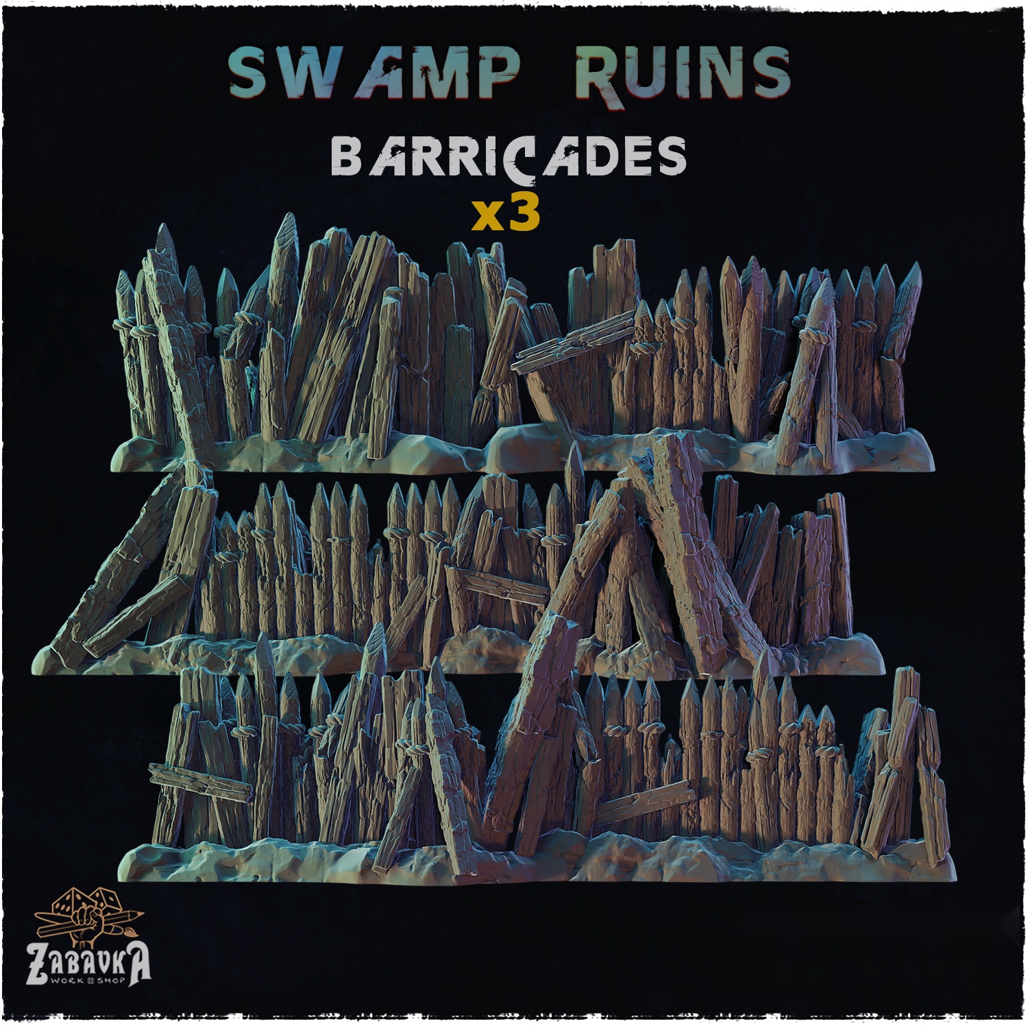 Swamp Ruins Barricades — creator artwork 1