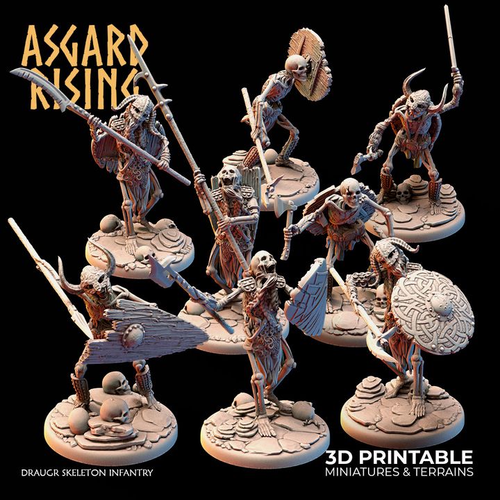 Draugr Skeleton Infantry