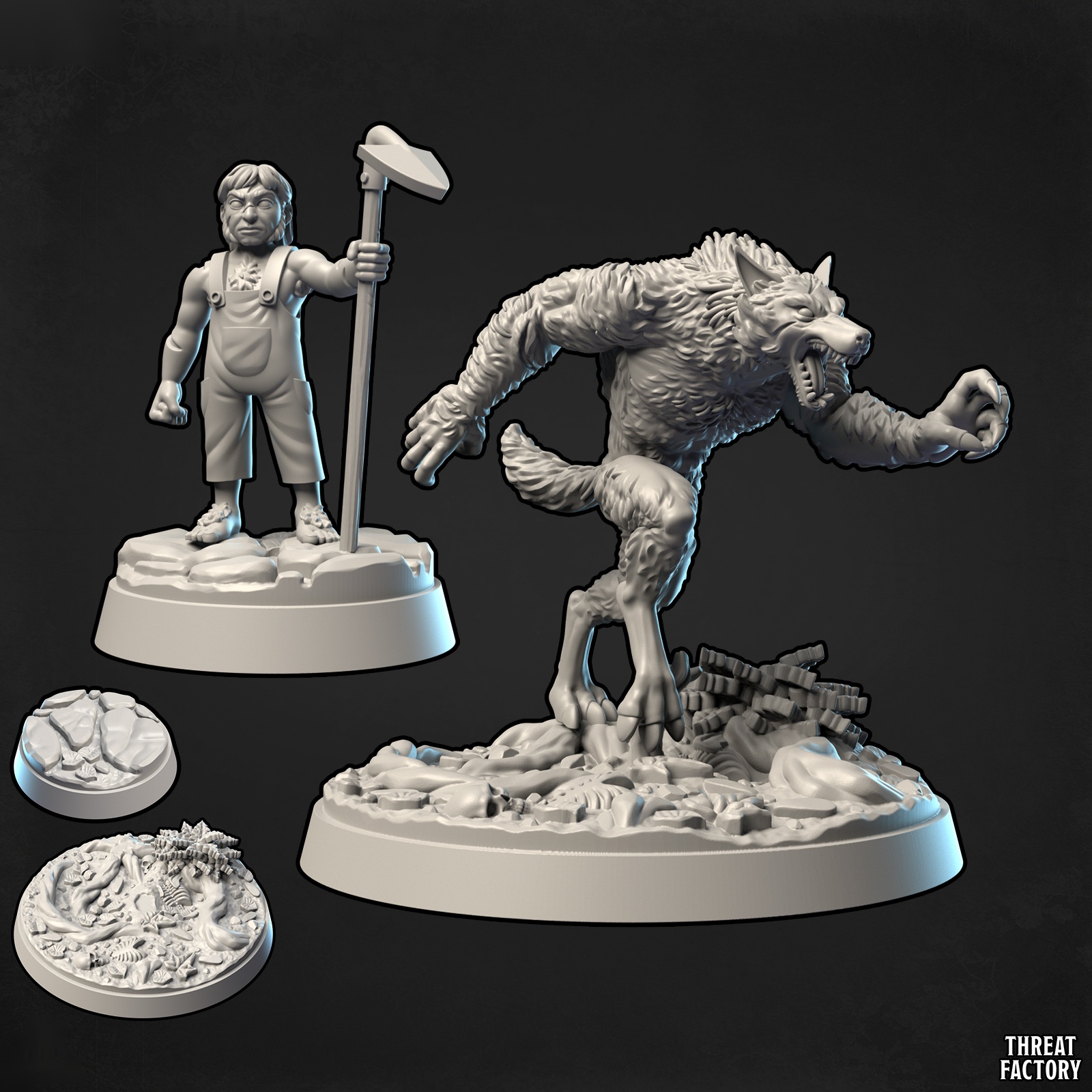 Halfling Werewolf C (2 Forms)