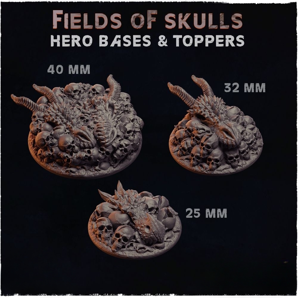 Fields of Skulls Character Toppers — creator artwork 1