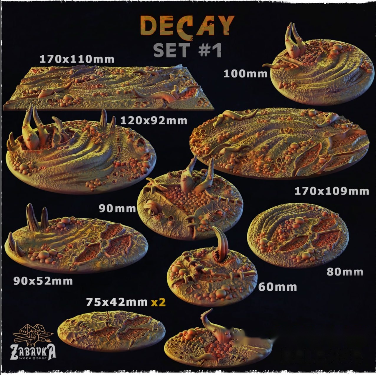 Decay Bases and Toppers