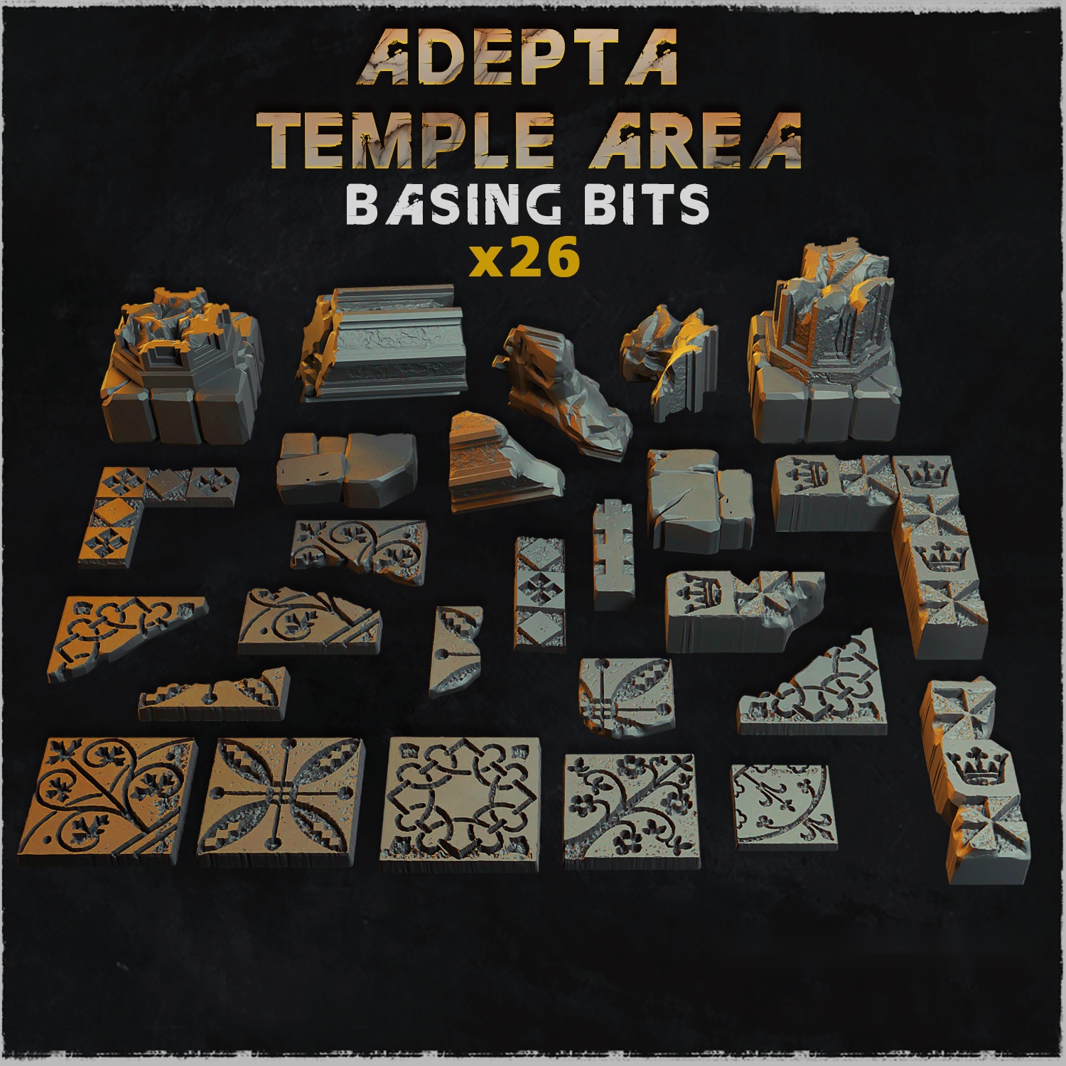 Adepta Temple Area Basing Bits
