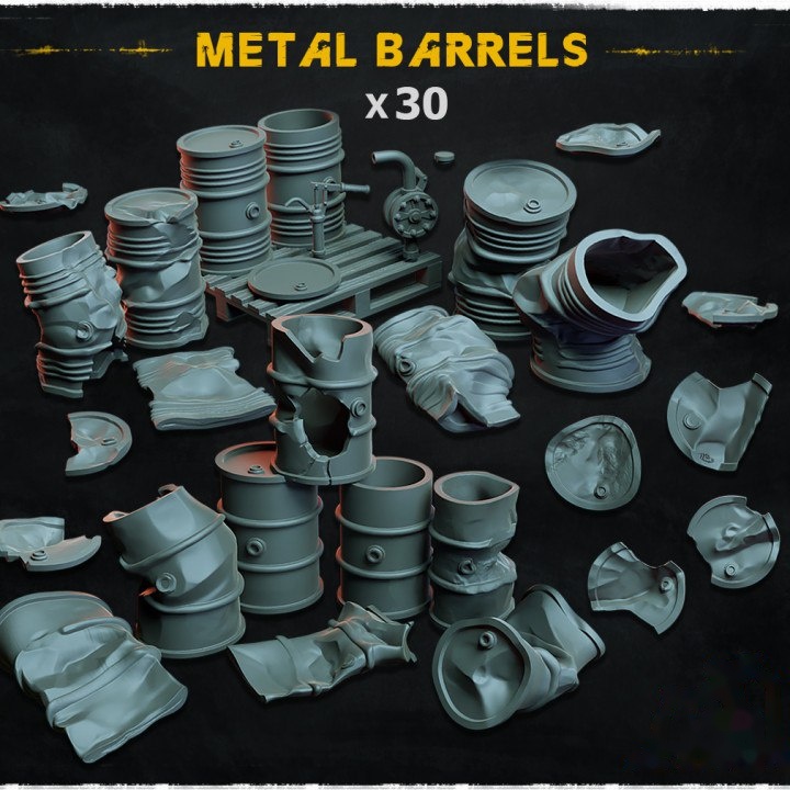 Metal Barrels - Basing Bits — creator artwork 1