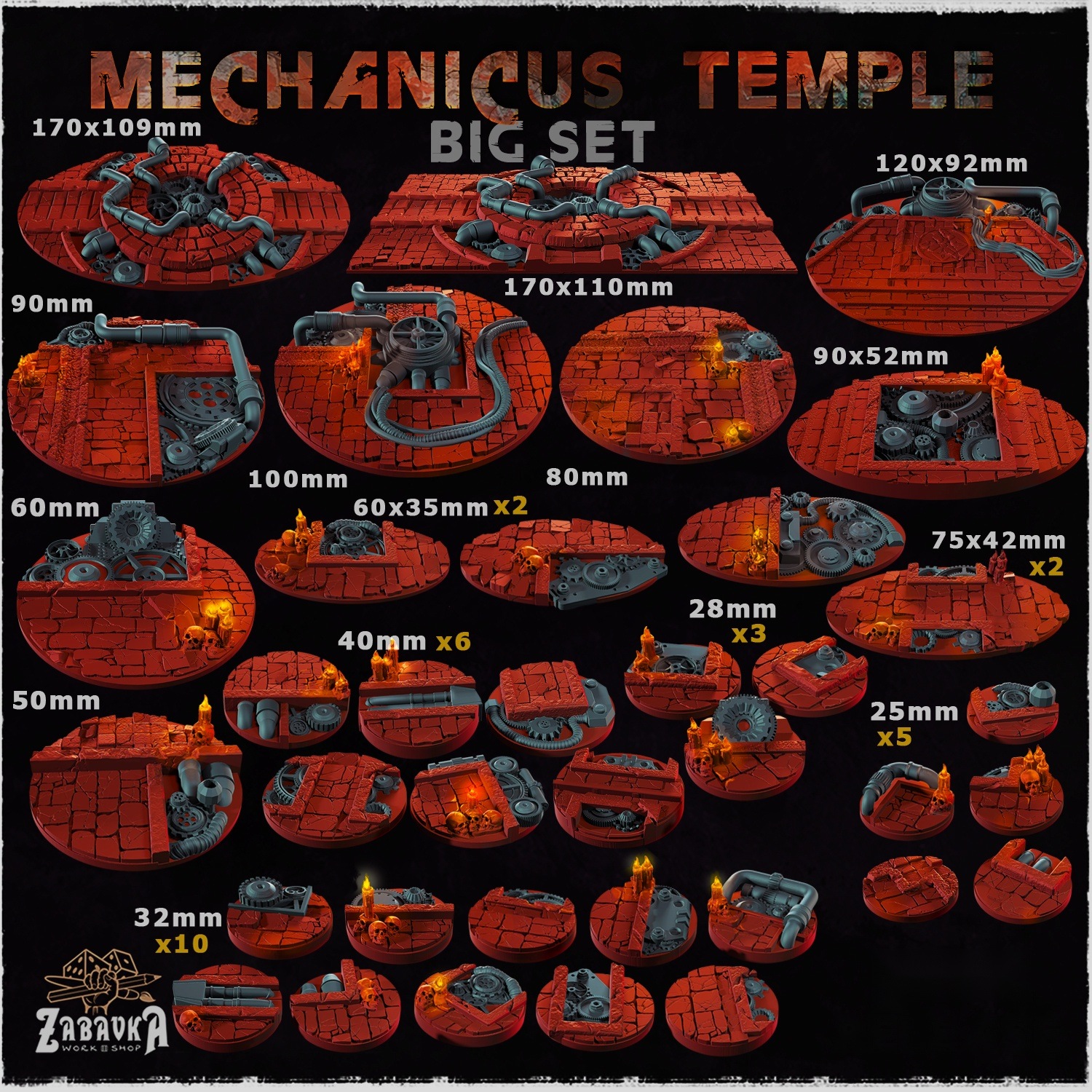 Mechanicus Temple Toppers — creator artwork 1
