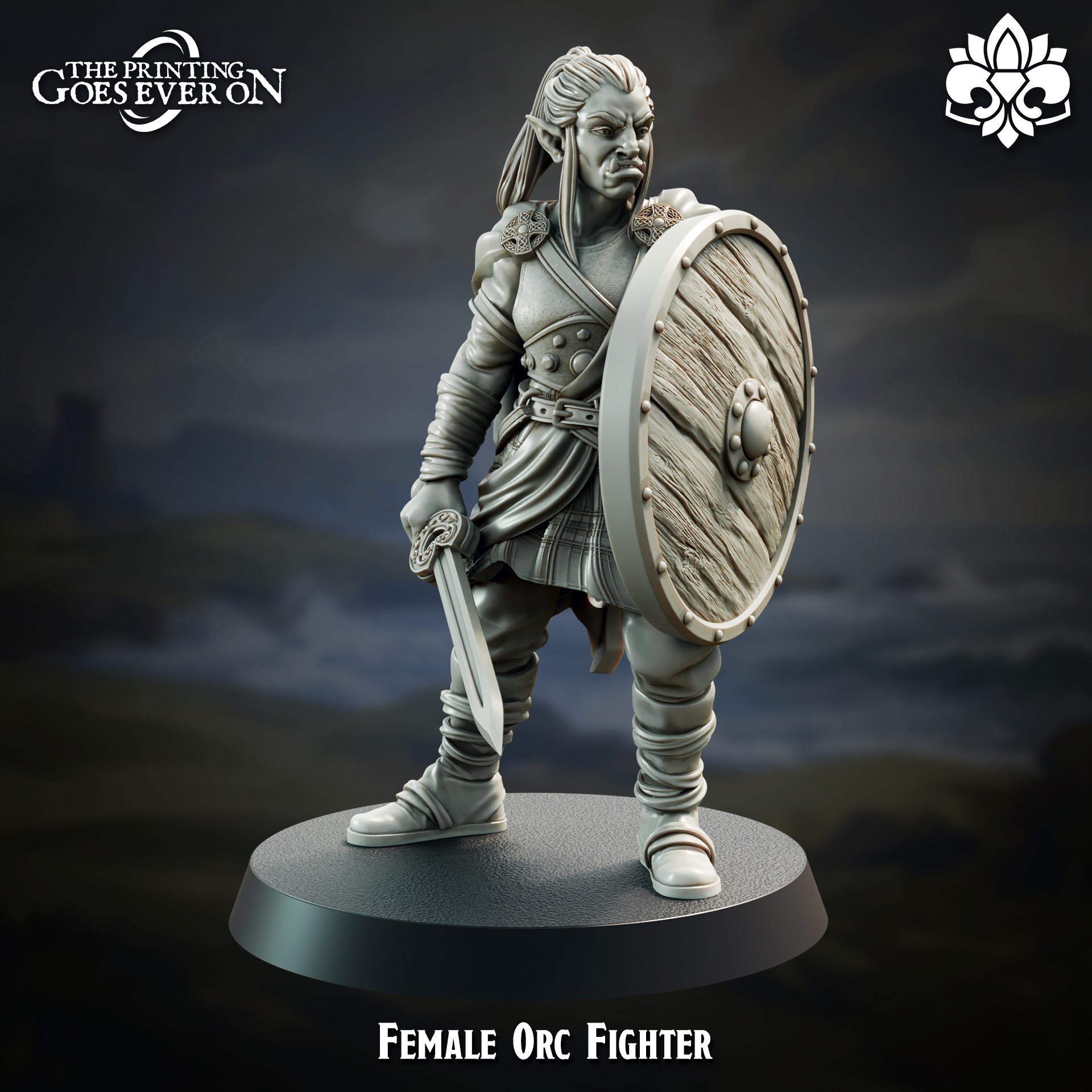 Female Orc Fighter