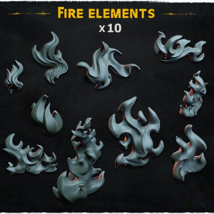 Fire Elements - Basing Bits — creator artwork 1