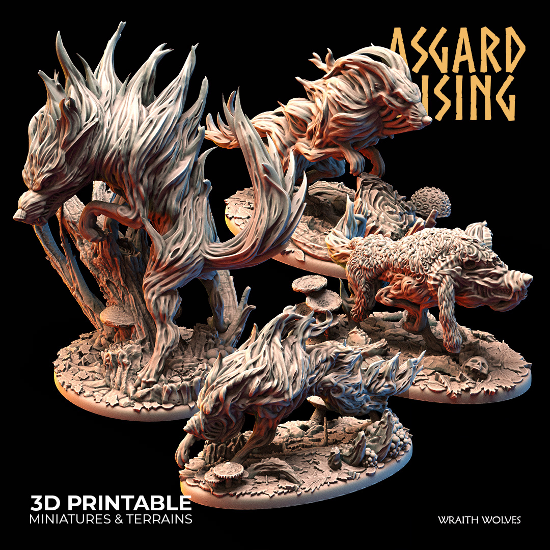 Wraith Wolves Warband