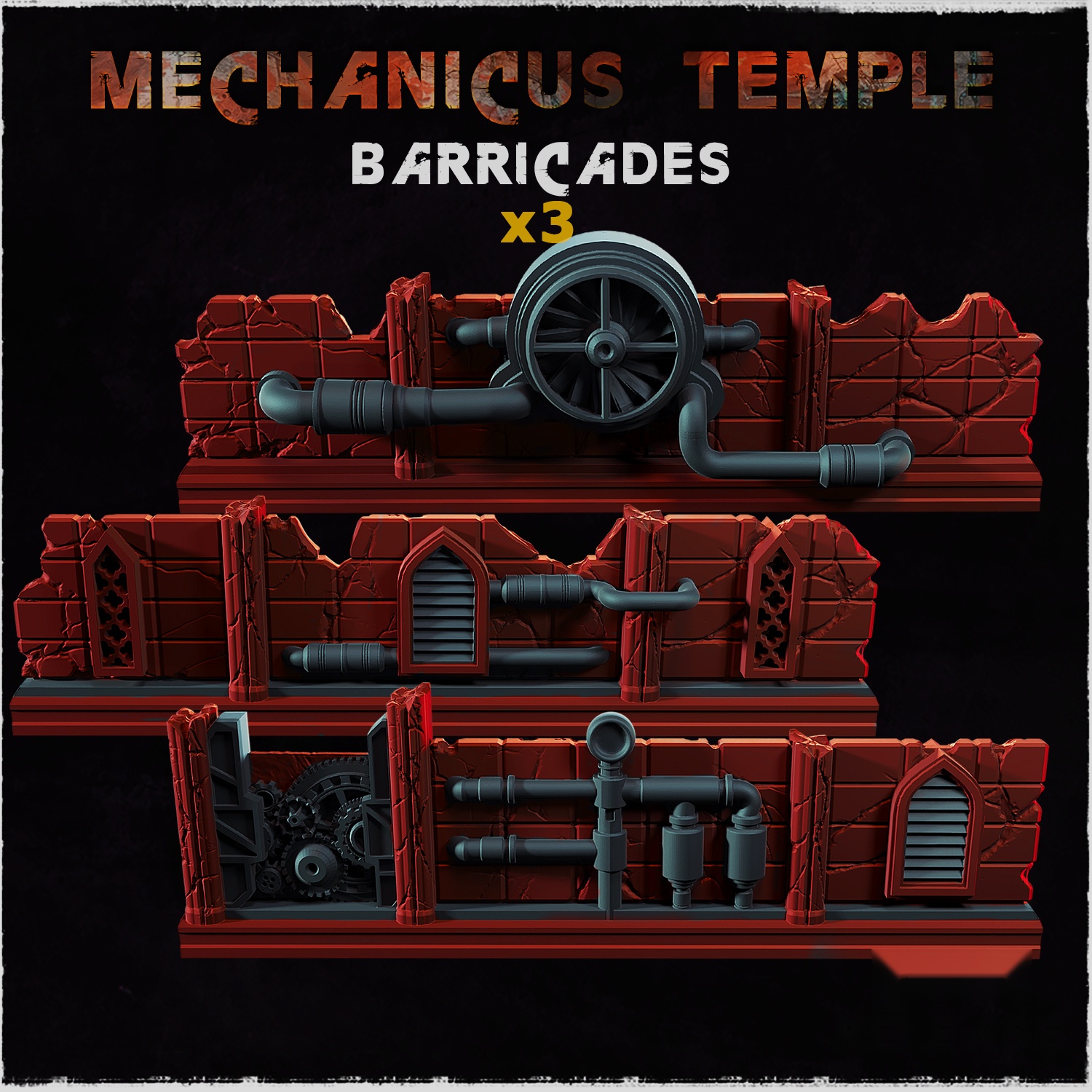 Mechanicus Temple Barricades — creator artwork 1