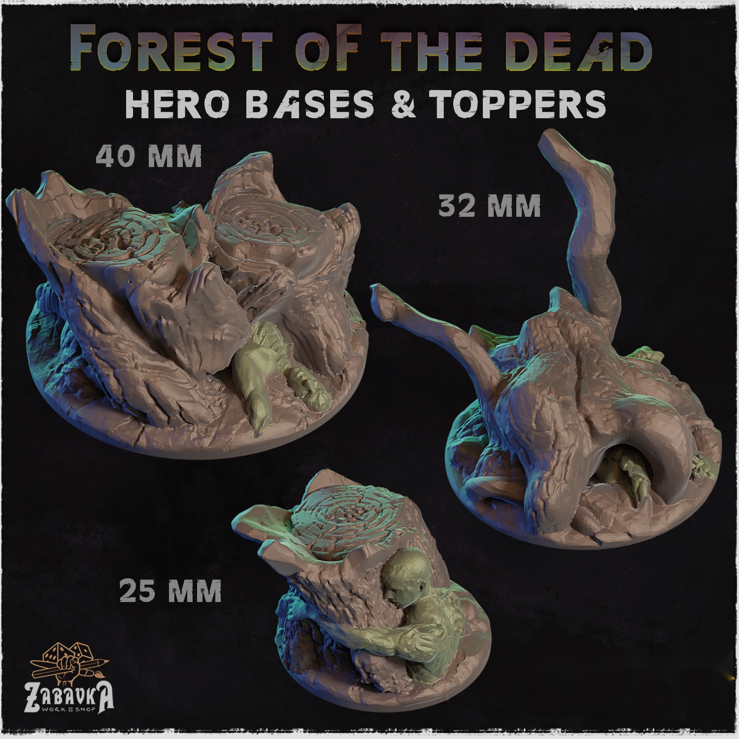 Forest of the Dead Hero Bases and Toppers