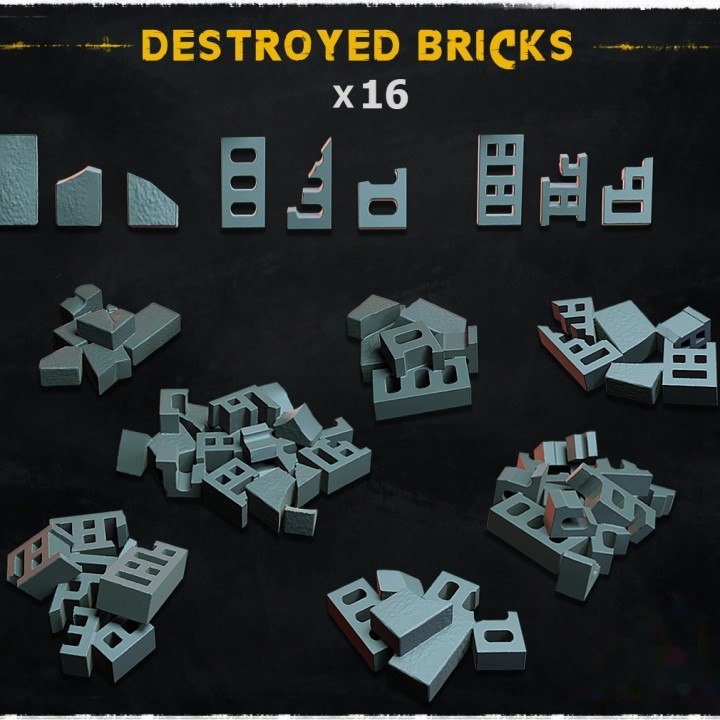 Destroyed Bricks - Basing Bits — creator artwork 1
