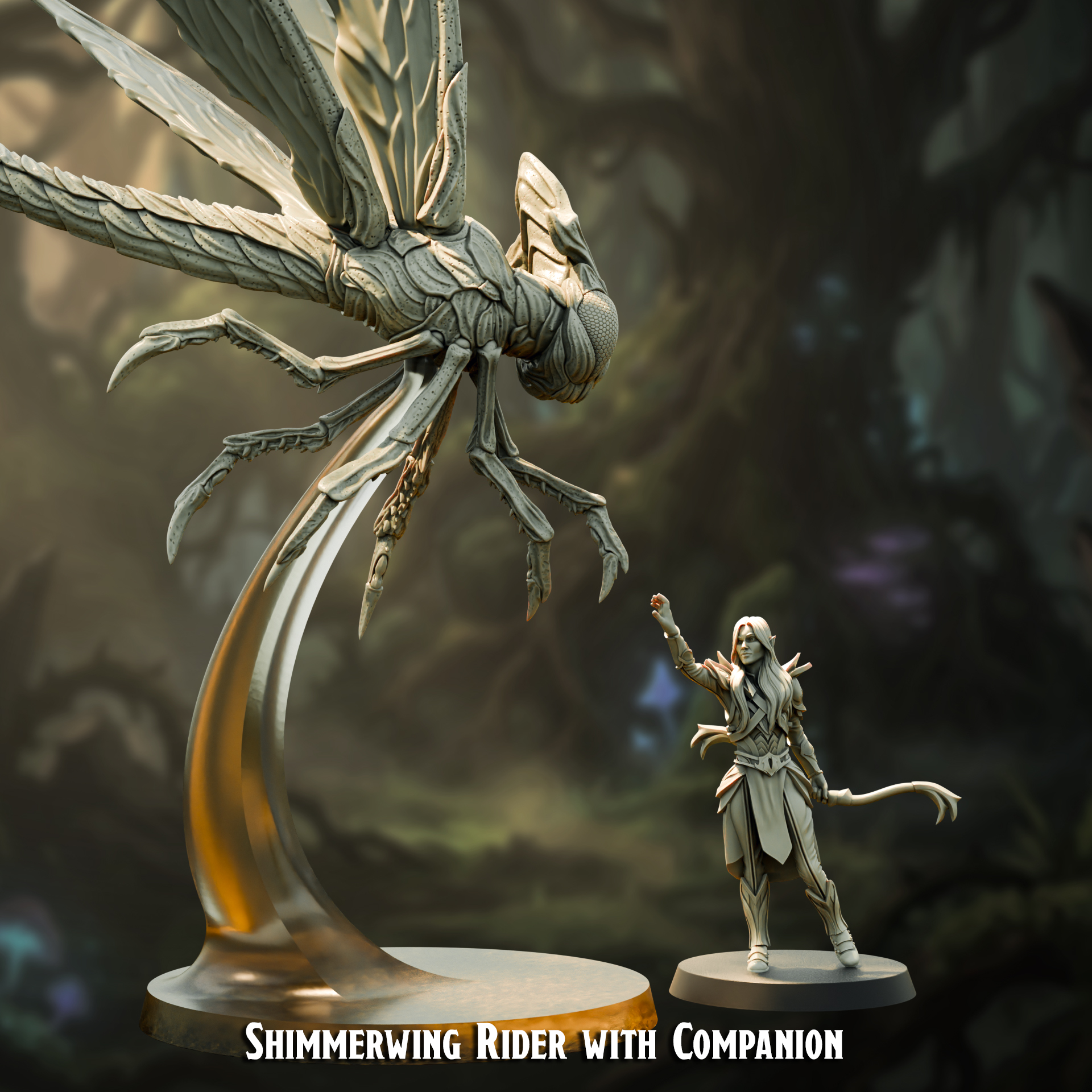 Shimmerwing Rider with Companion — creator artwork 1