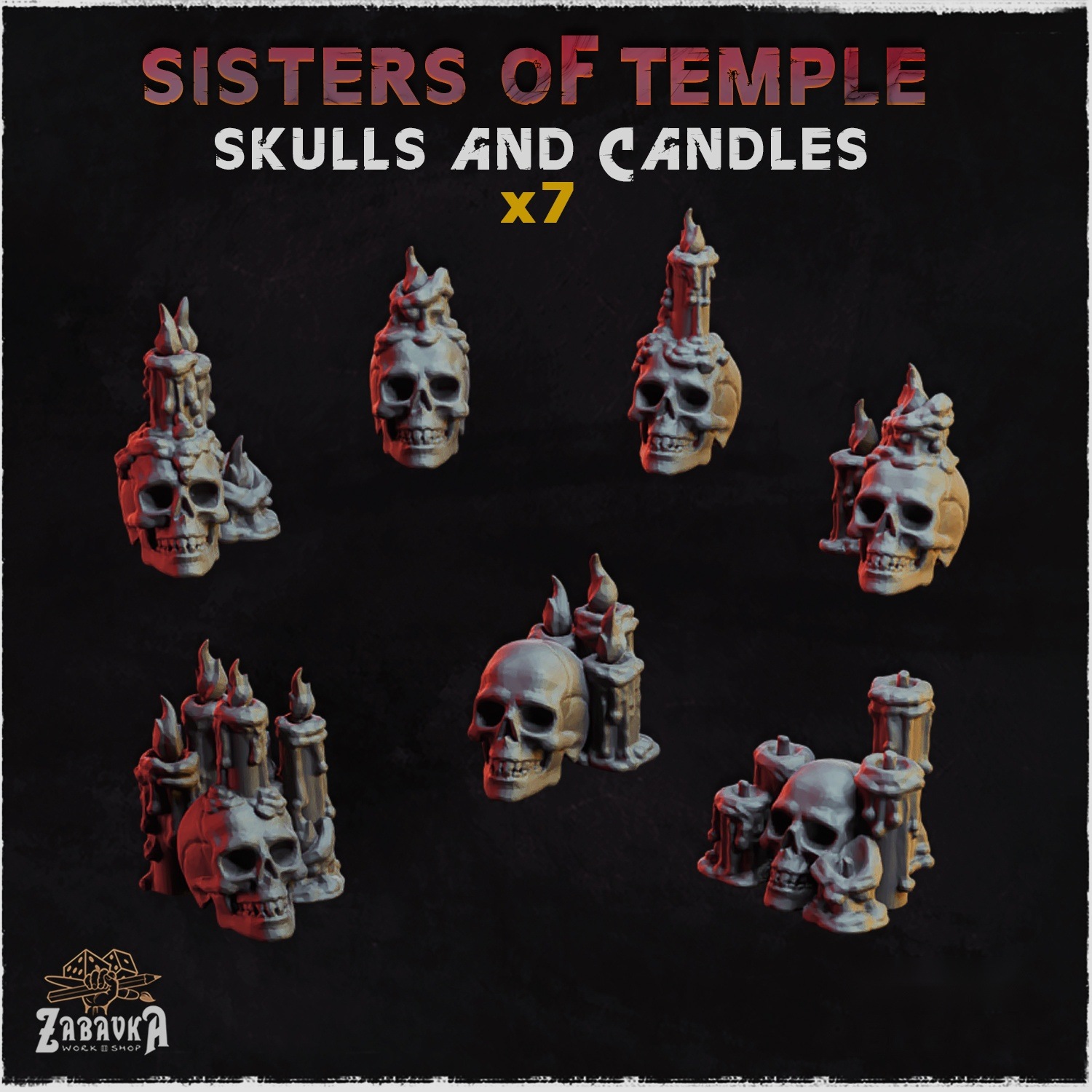 Sisters of Temple Skulls and Candles — creator artwork 1