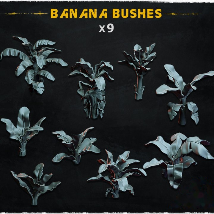 Banana Bushes - Basing Bits