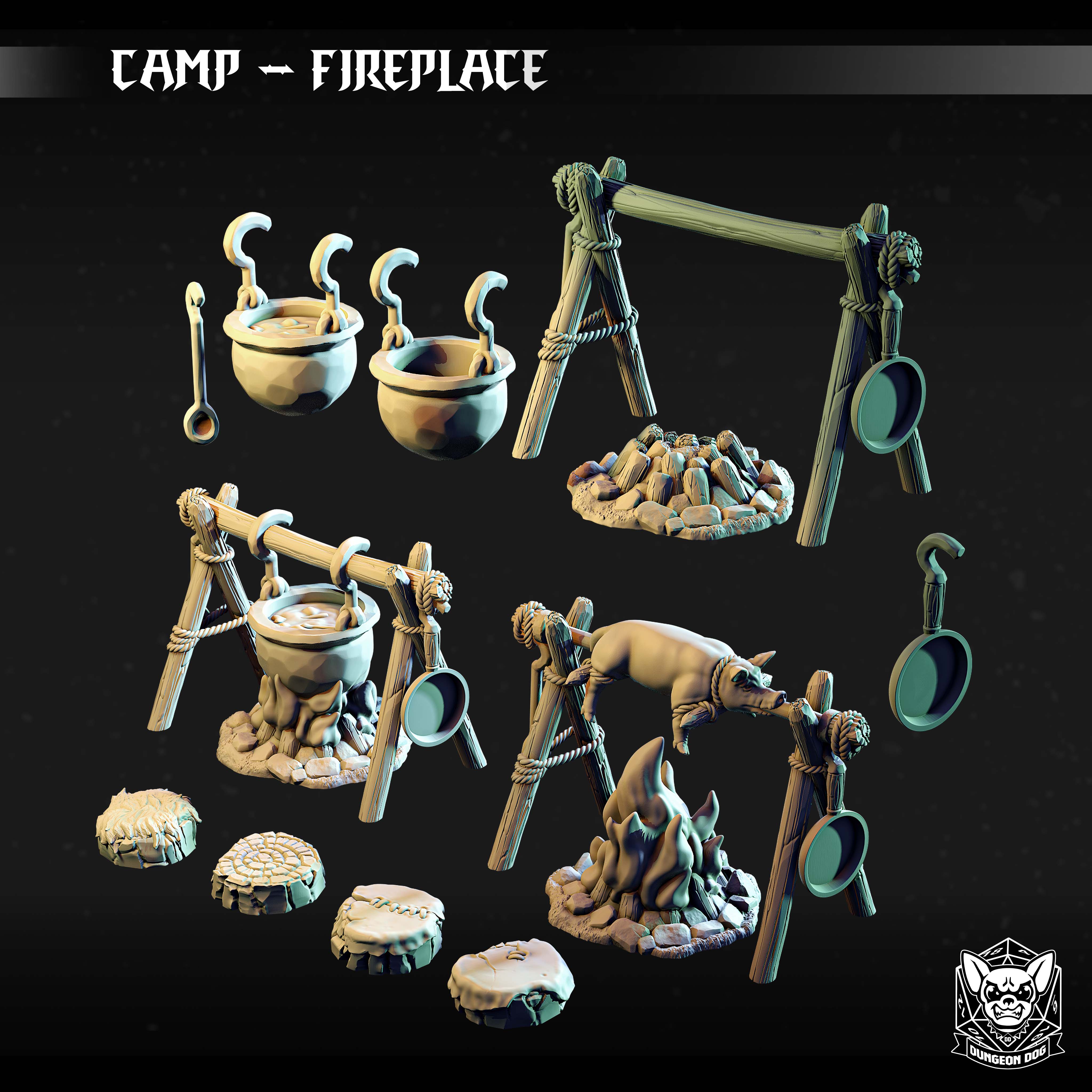Camp Fireplace — creator artwork 1