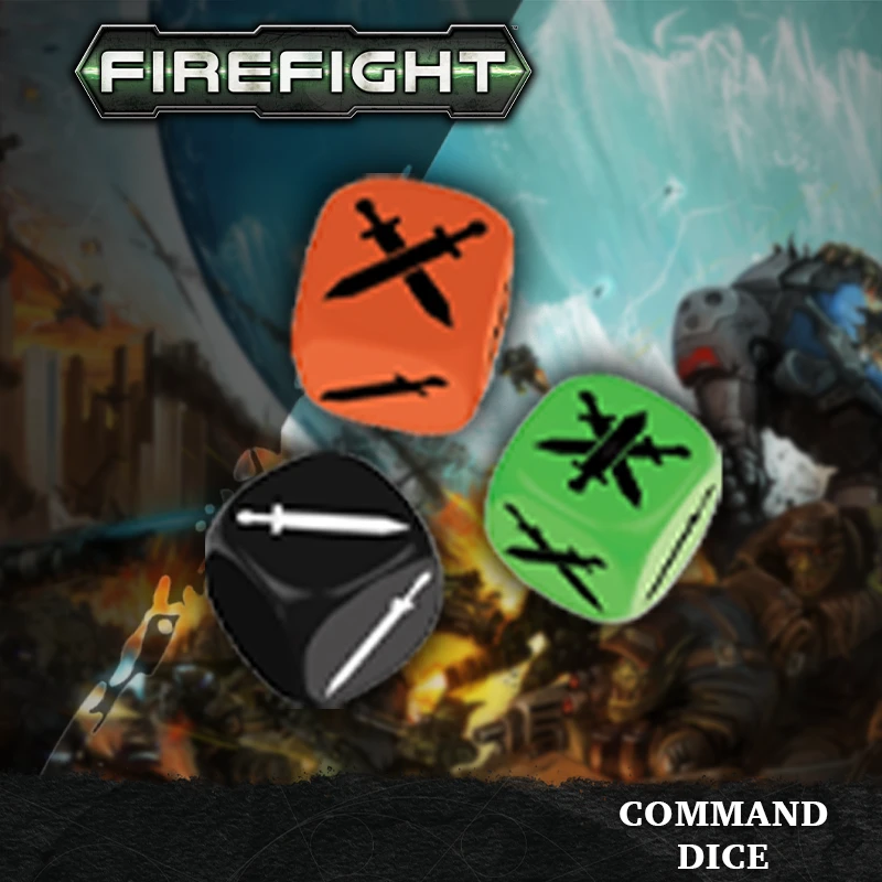 Firefight Command Dice