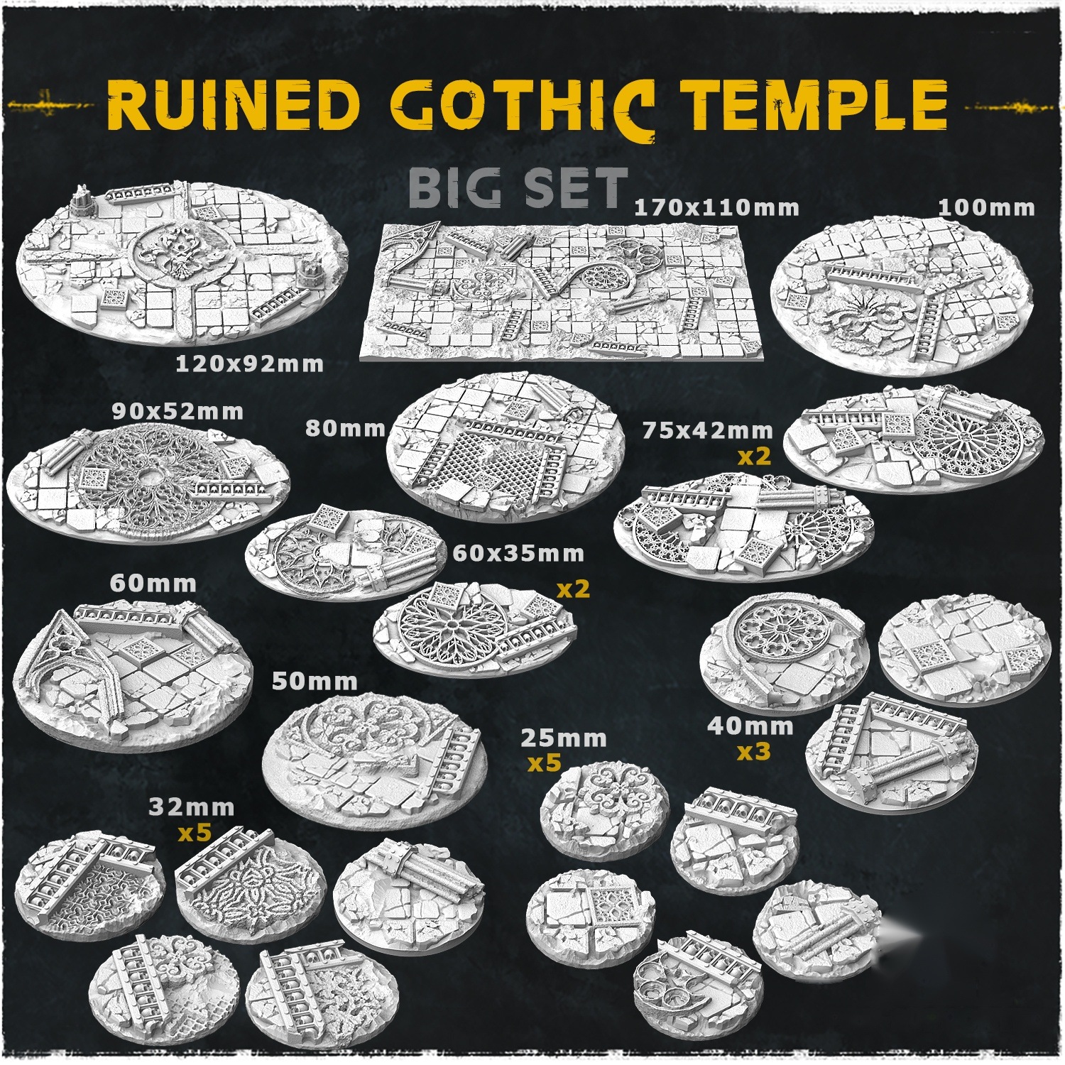 Ruined Gothic Temple Bases — creator artwork 1