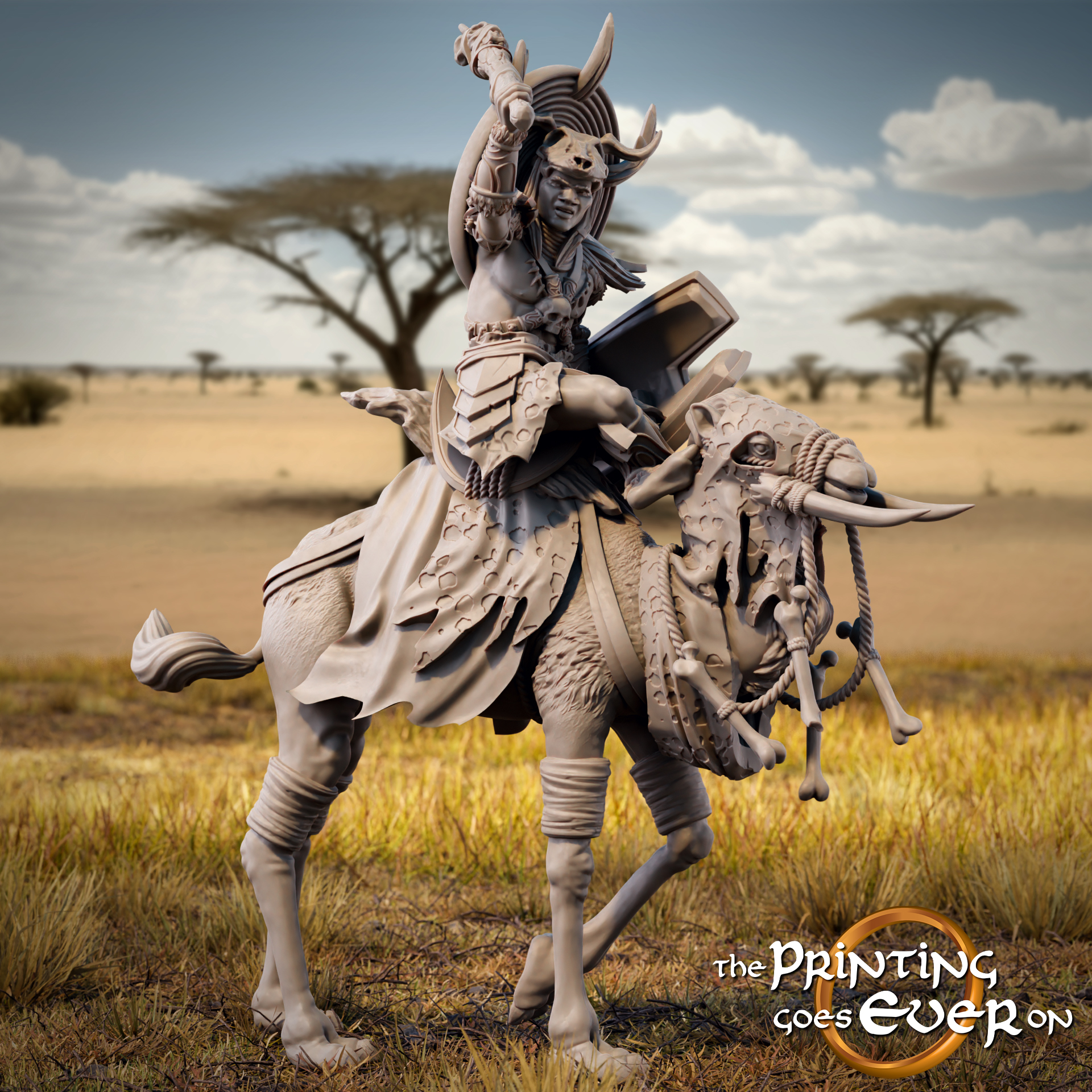 Tribal Warleader Mounted