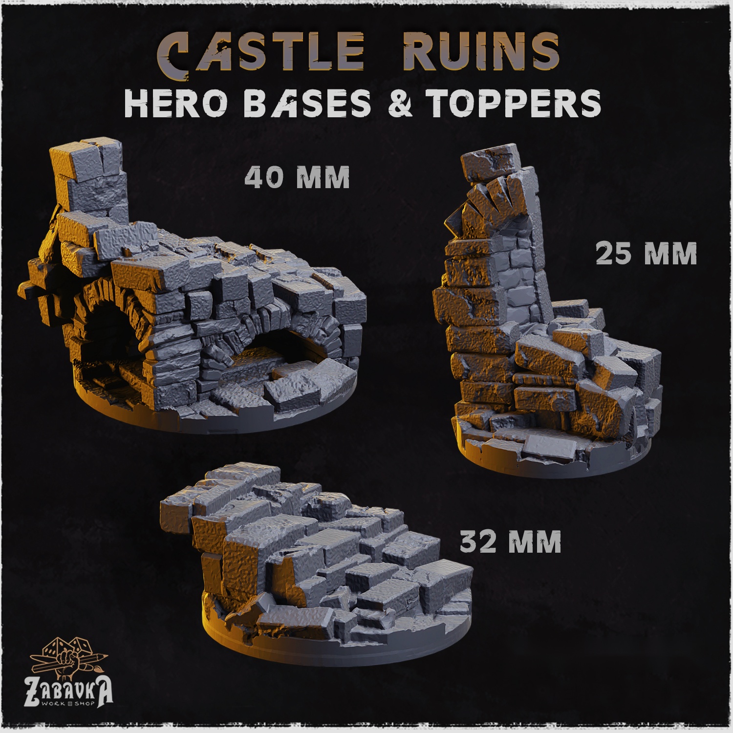 Castle Ruins Hero Bases — creator artwork 1